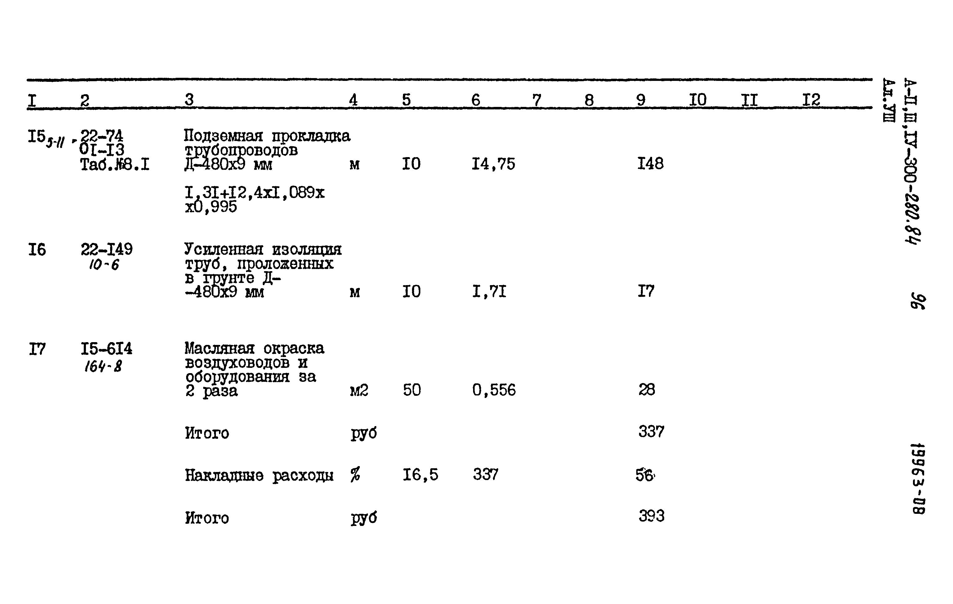 Типовой проект А-II,III,IV-300-280.84