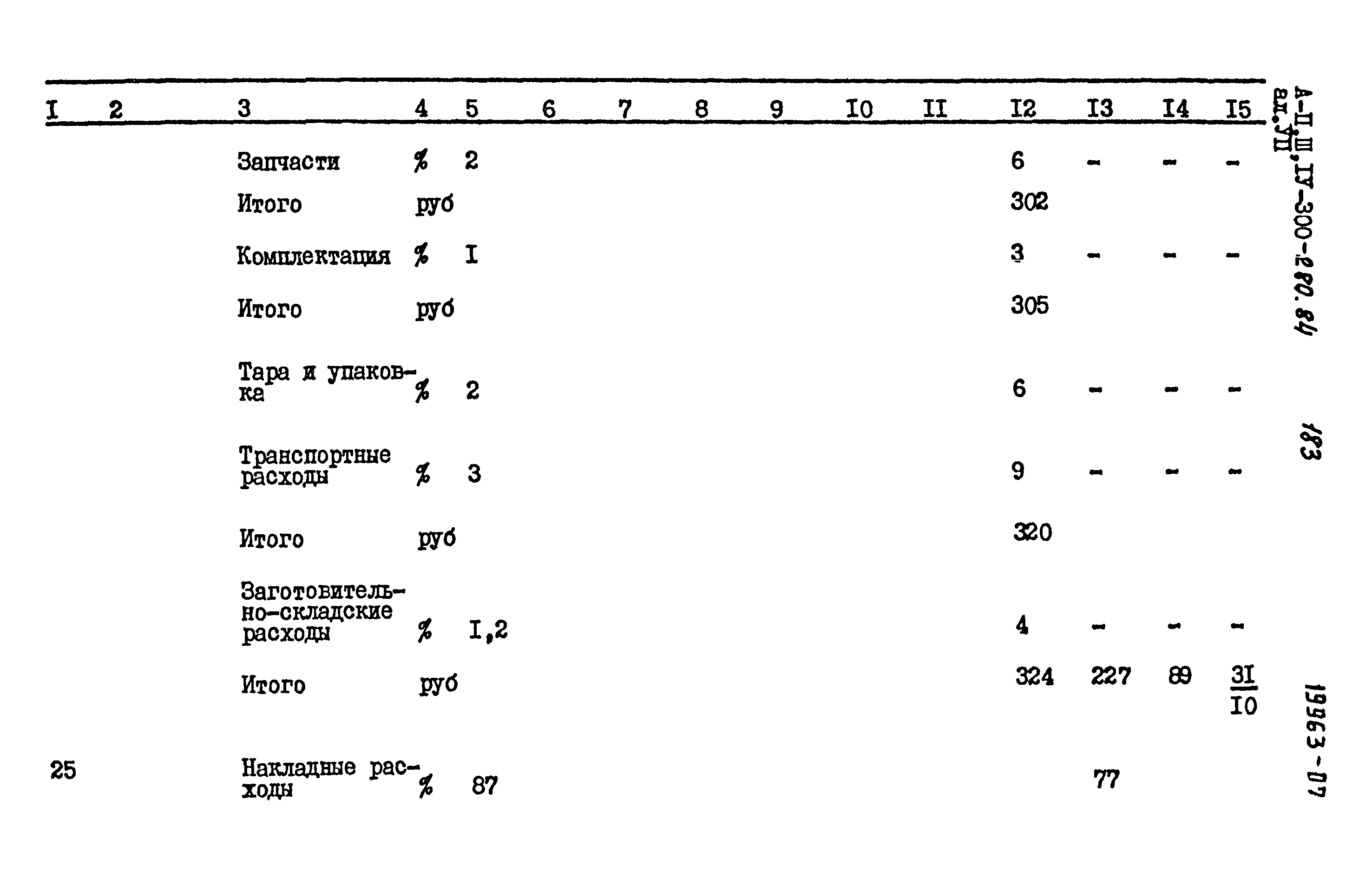 Типовой проект А-II,III,IV-300-280.84