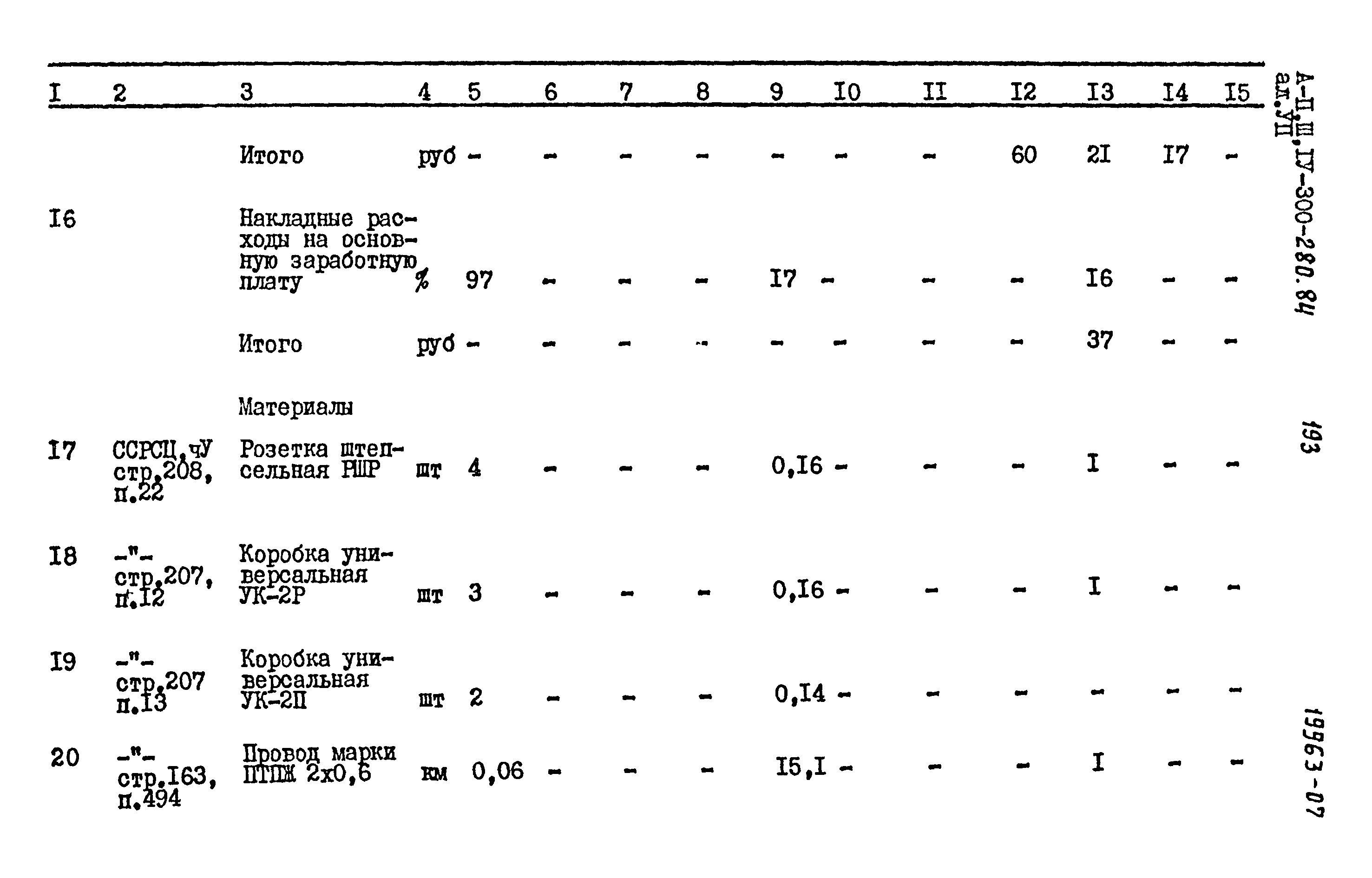 Типовой проект А-II,III,IV-300-280.84