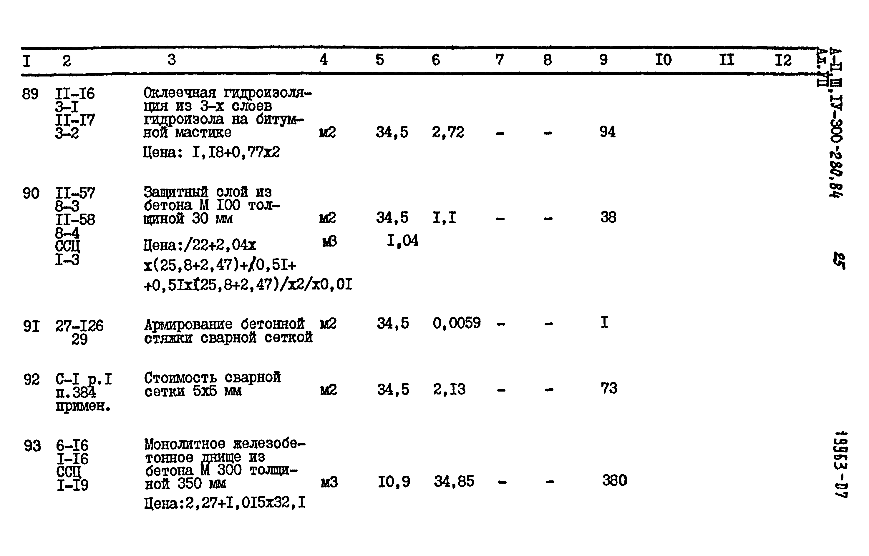 Типовой проект А-II,III,IV-300-280.84