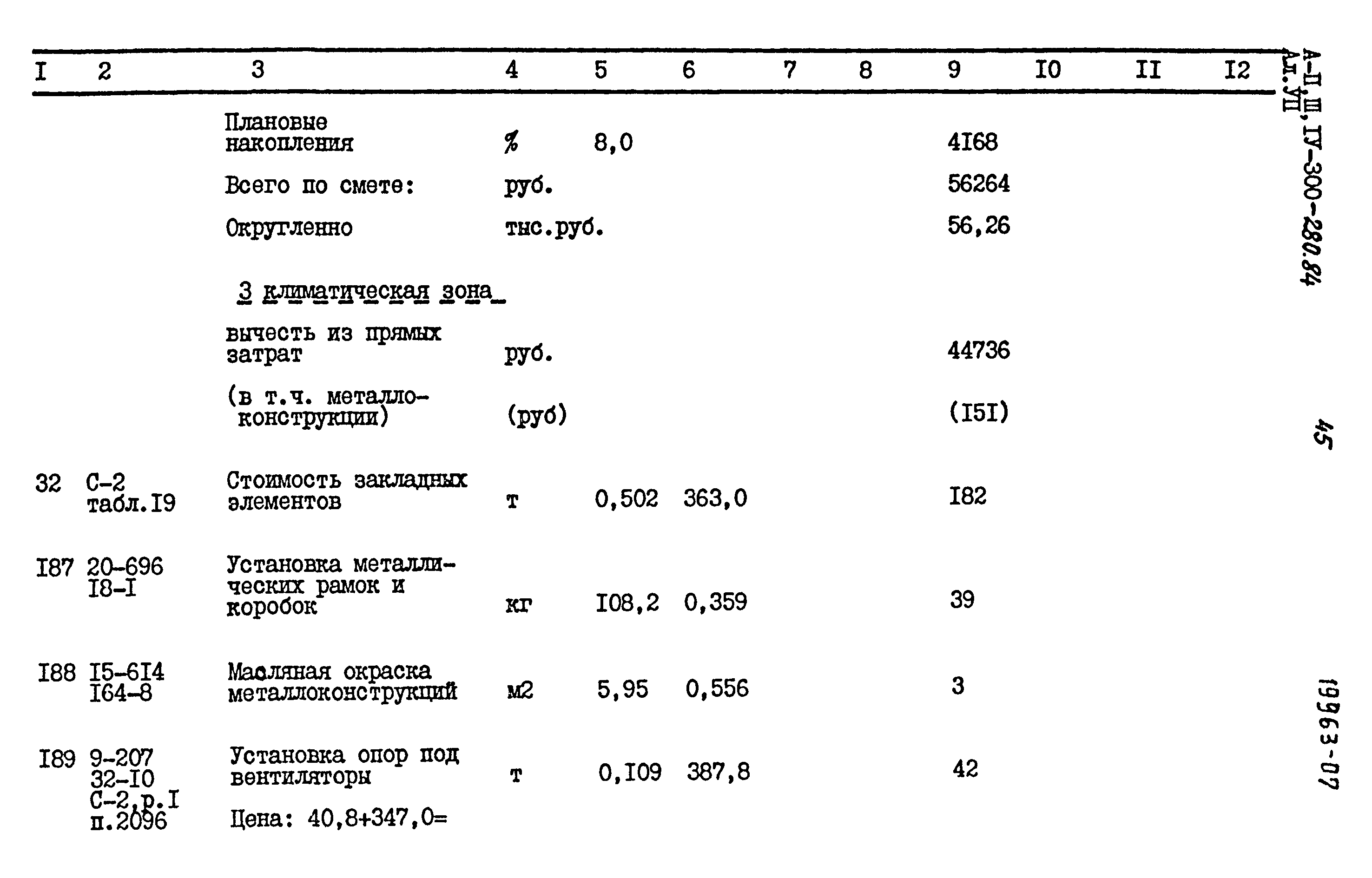 Типовой проект А-II,III,IV-300-280.84