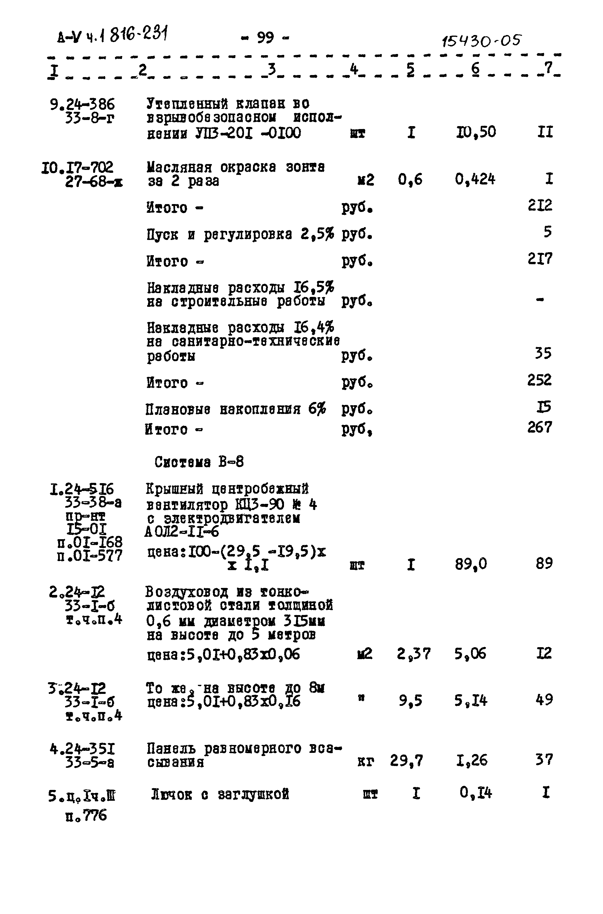 Типовой проект 816-231