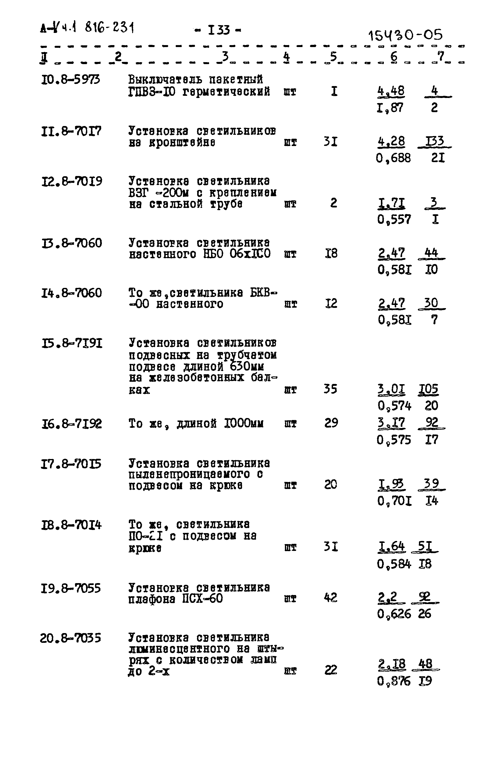 Типовой проект 816-231