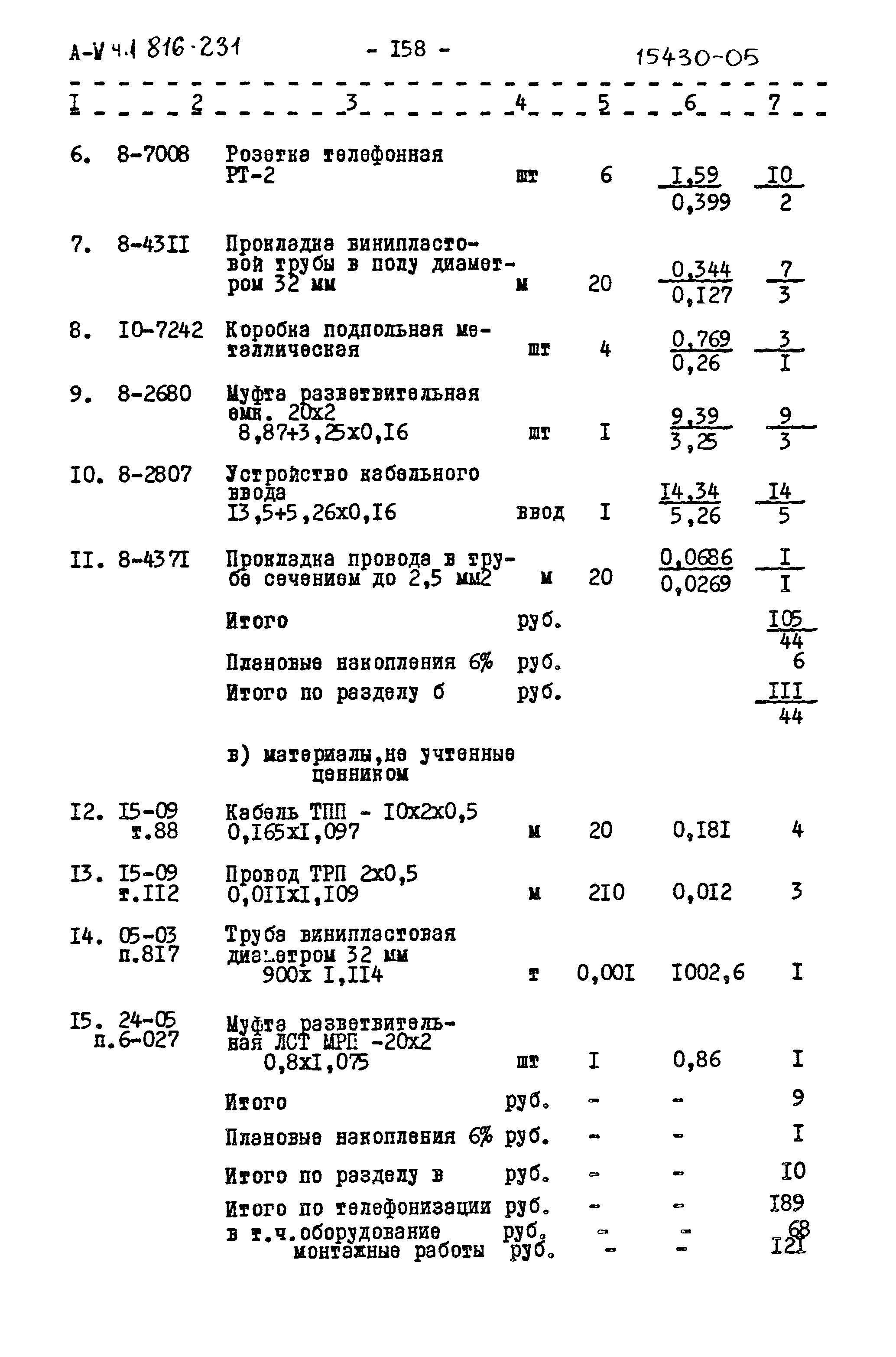 Типовой проект 816-231