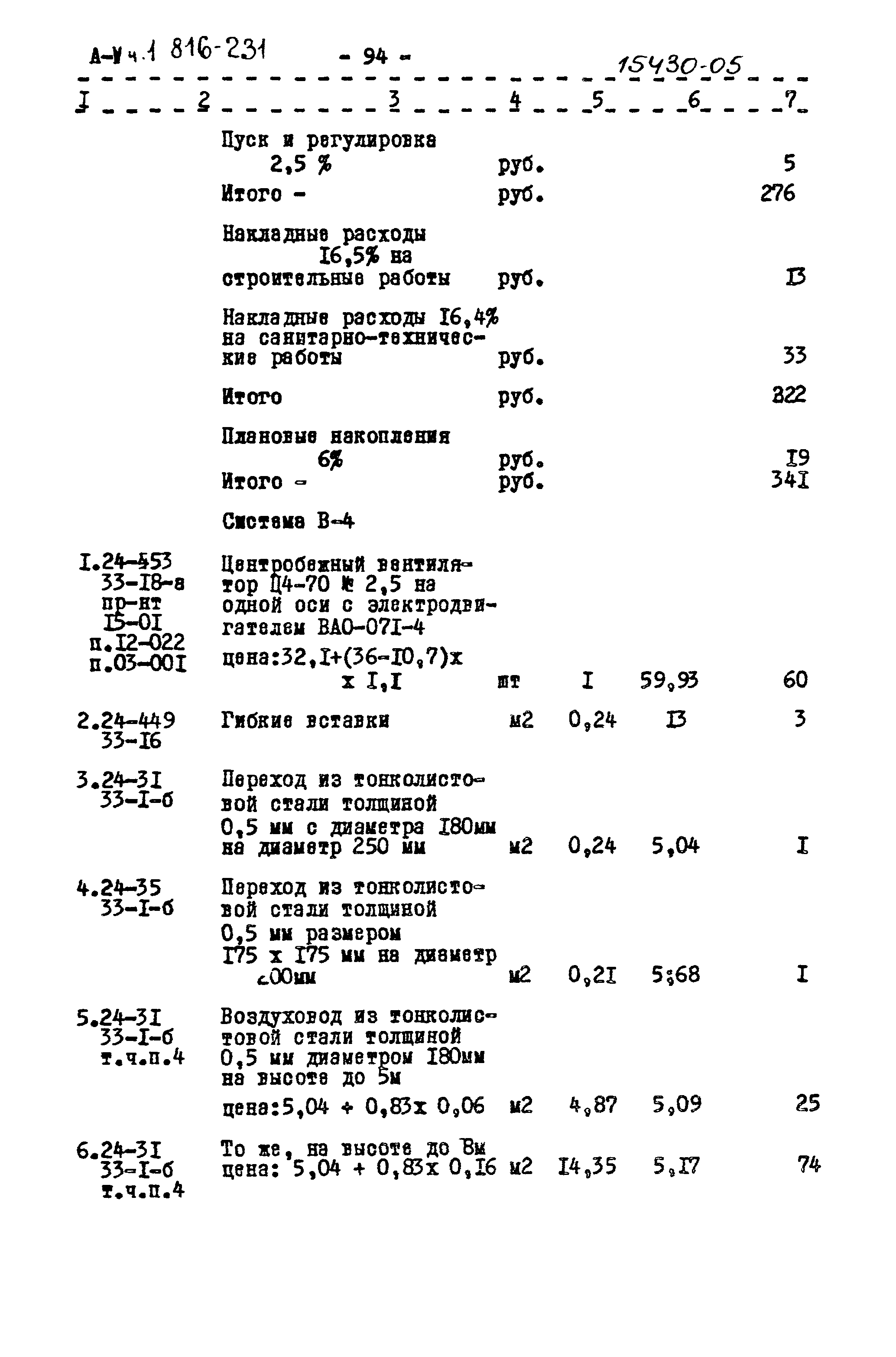 Типовой проект 816-231