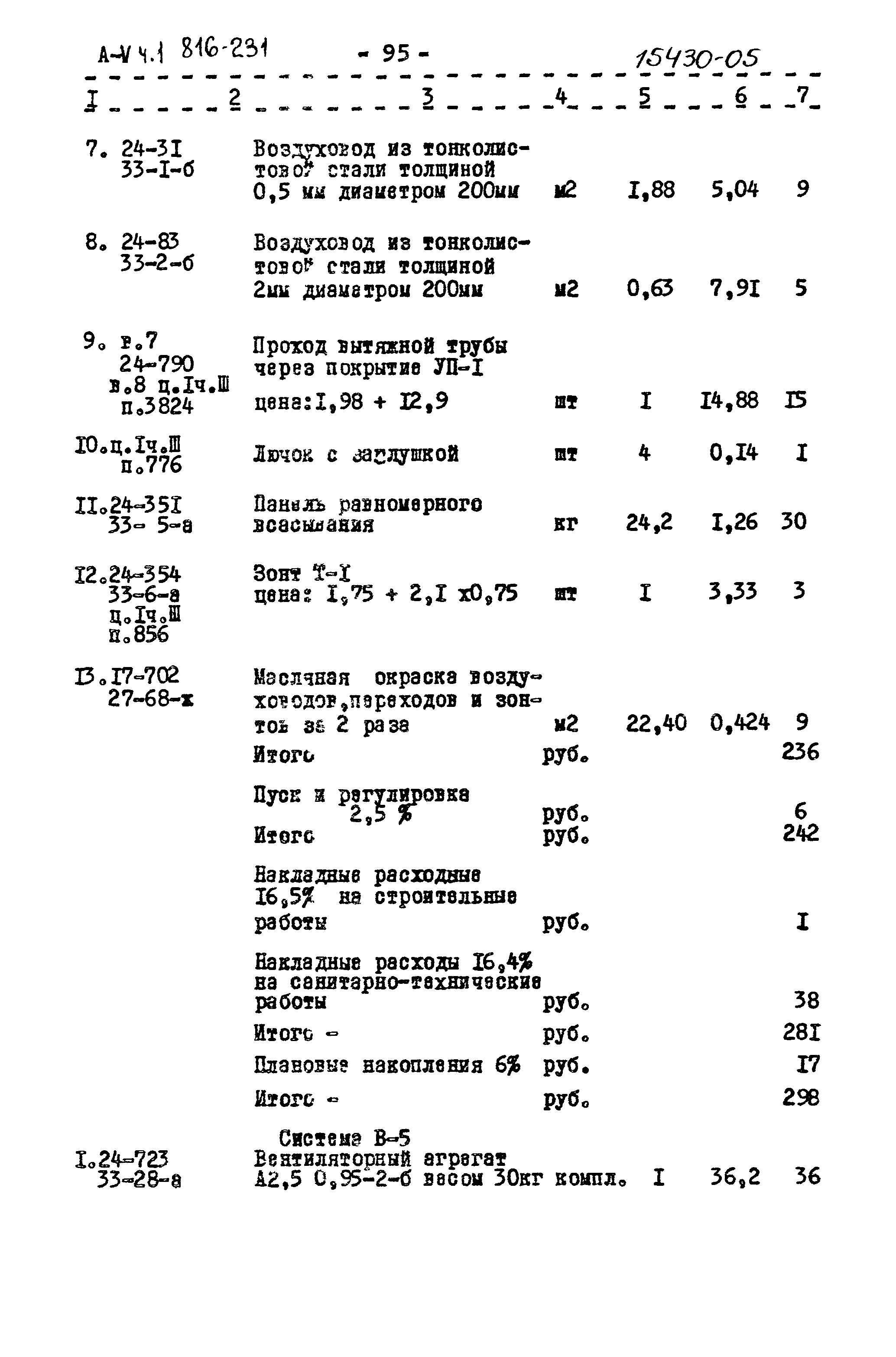 Типовой проект 816-231