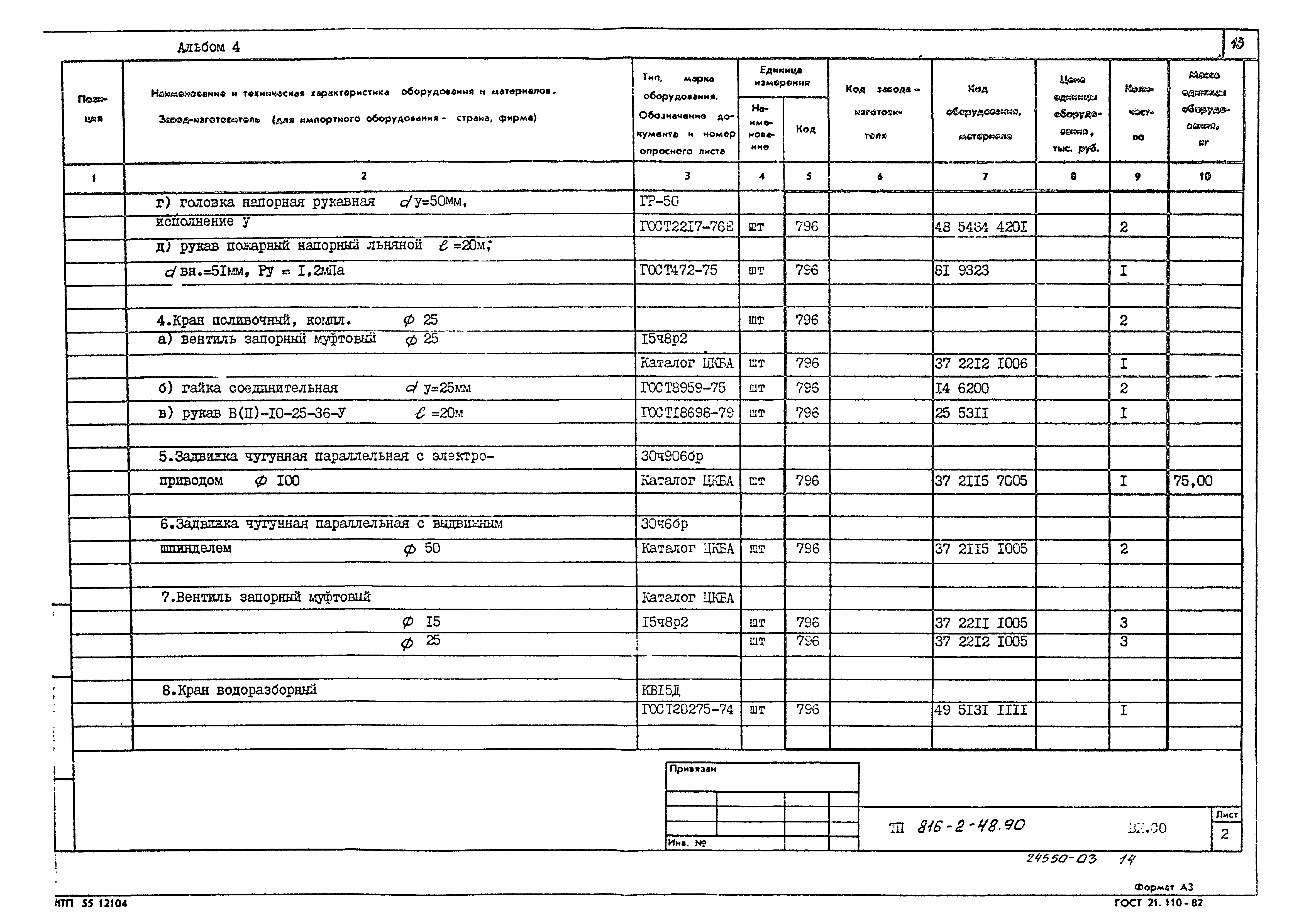 Типовой проект 816-2-48.90