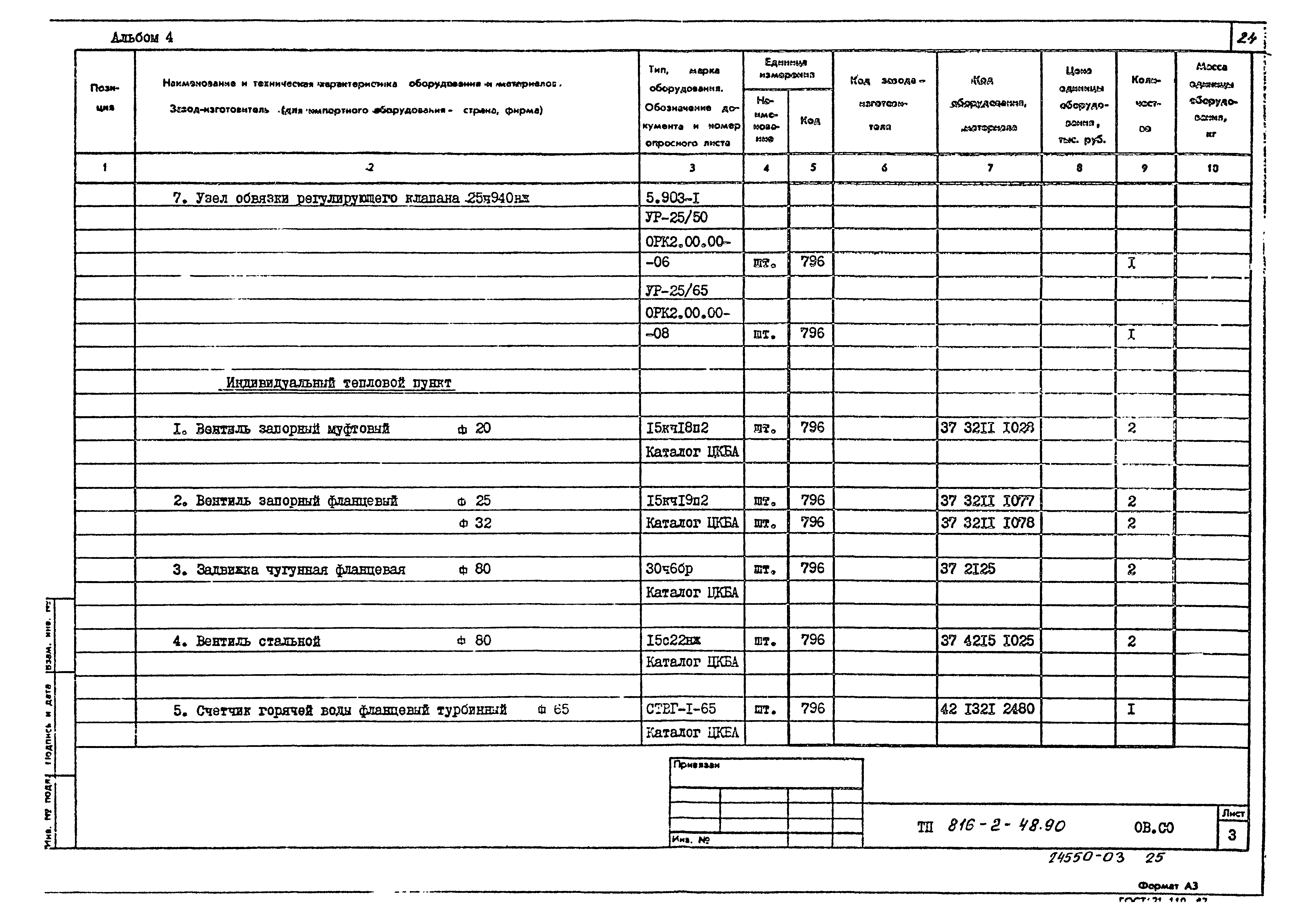 Типовой проект 816-2-48.90