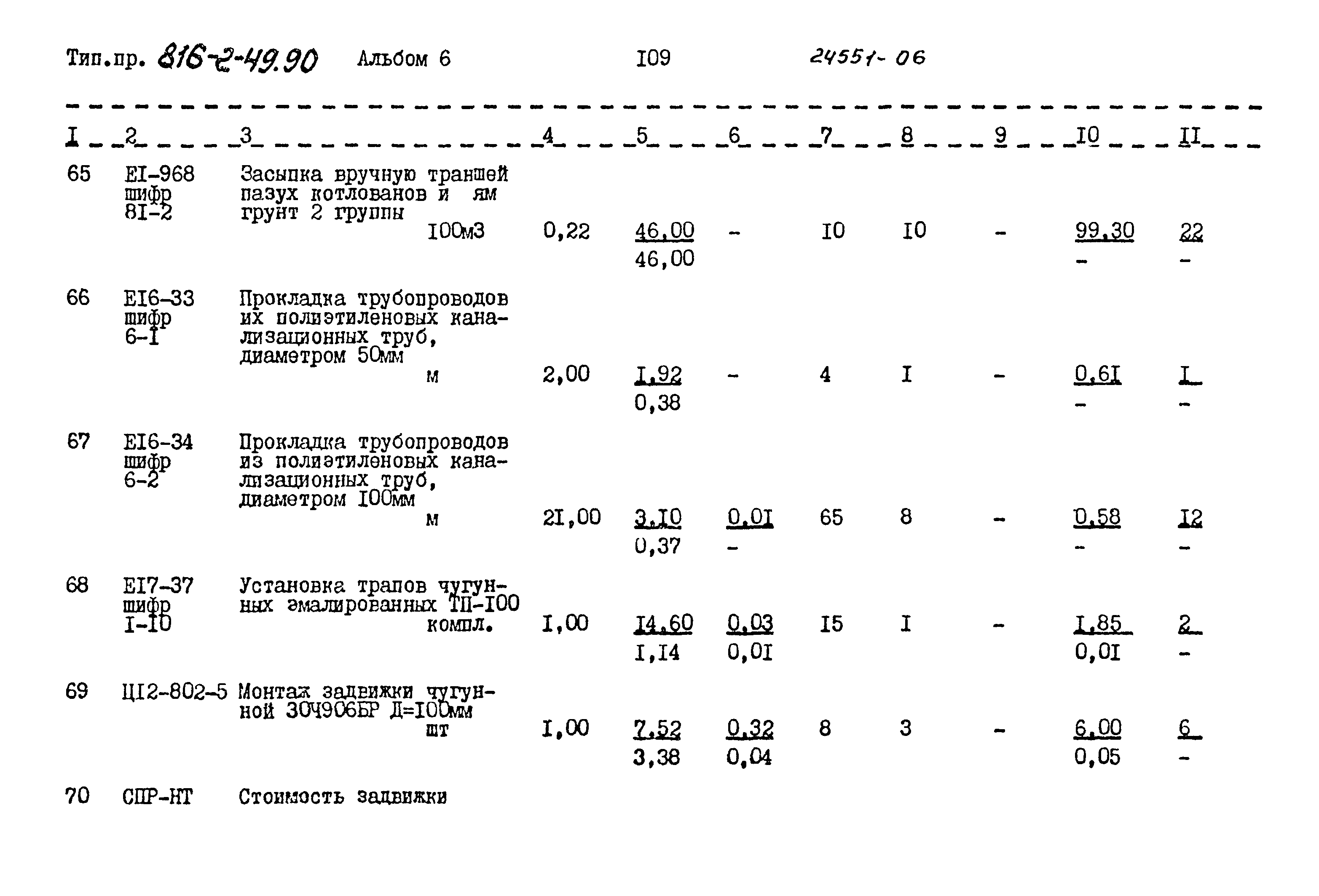 Типовой проект 816-2-49.90