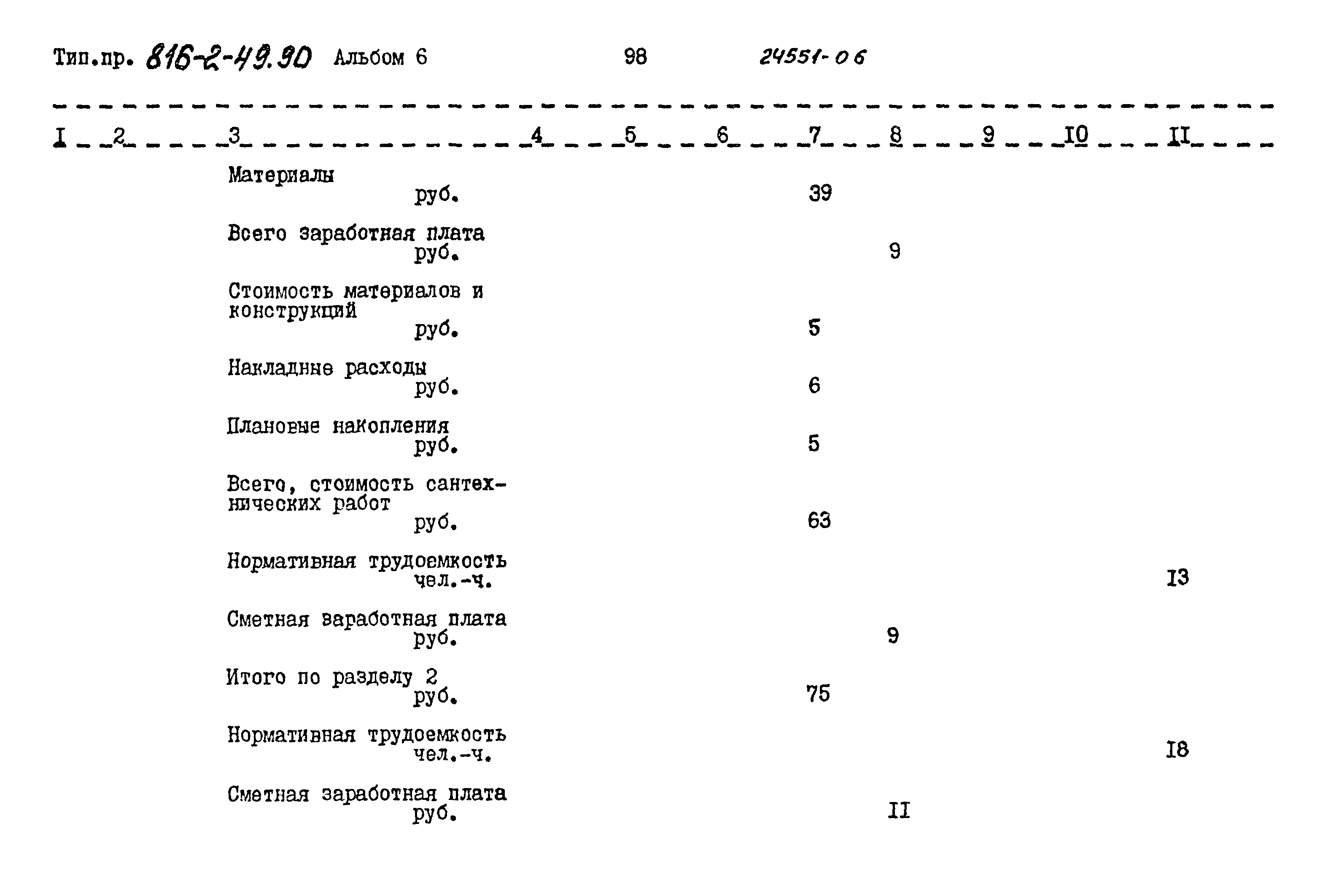 Типовой проект 816-2-49.90