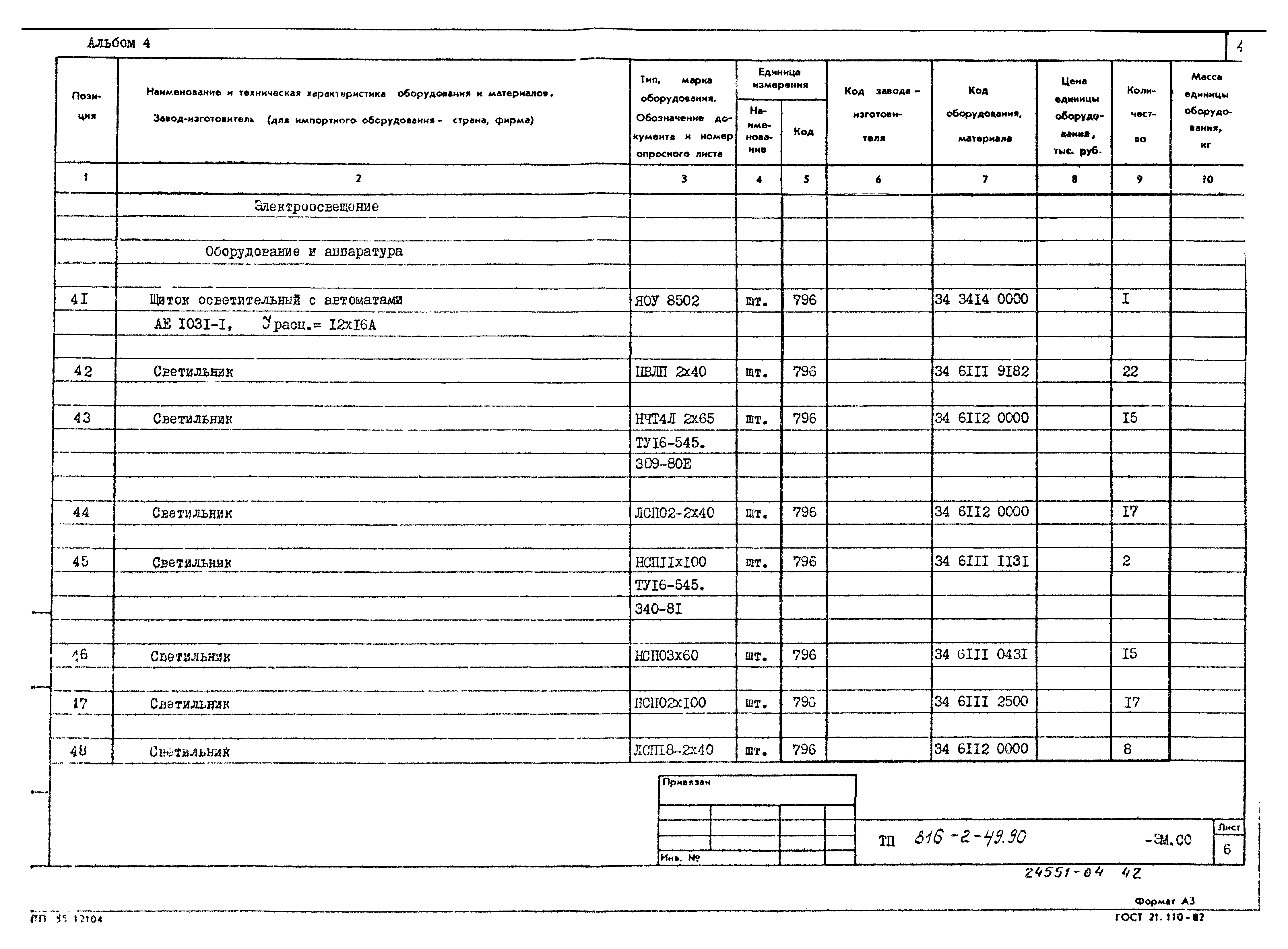 Типовой проект 816-2-49.90