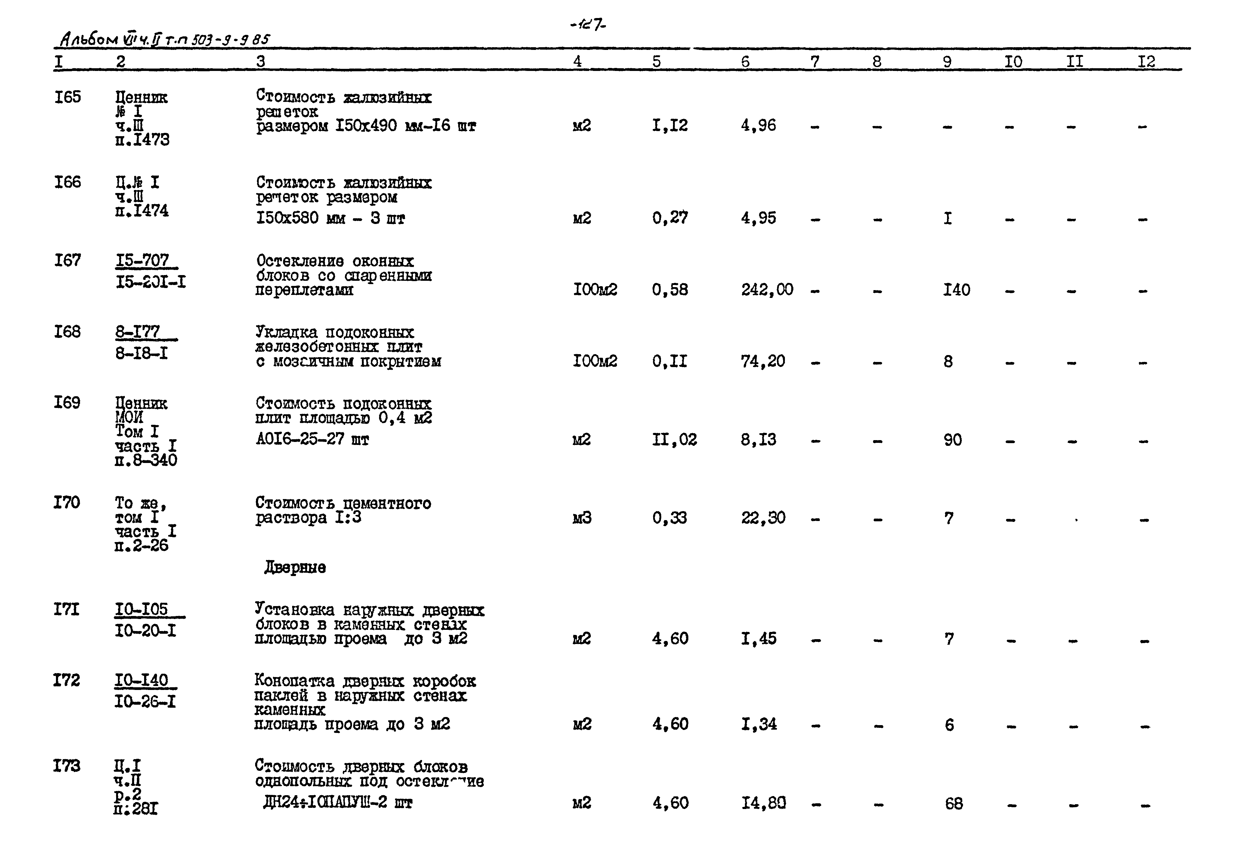 Типовой проект 503-9-9.85