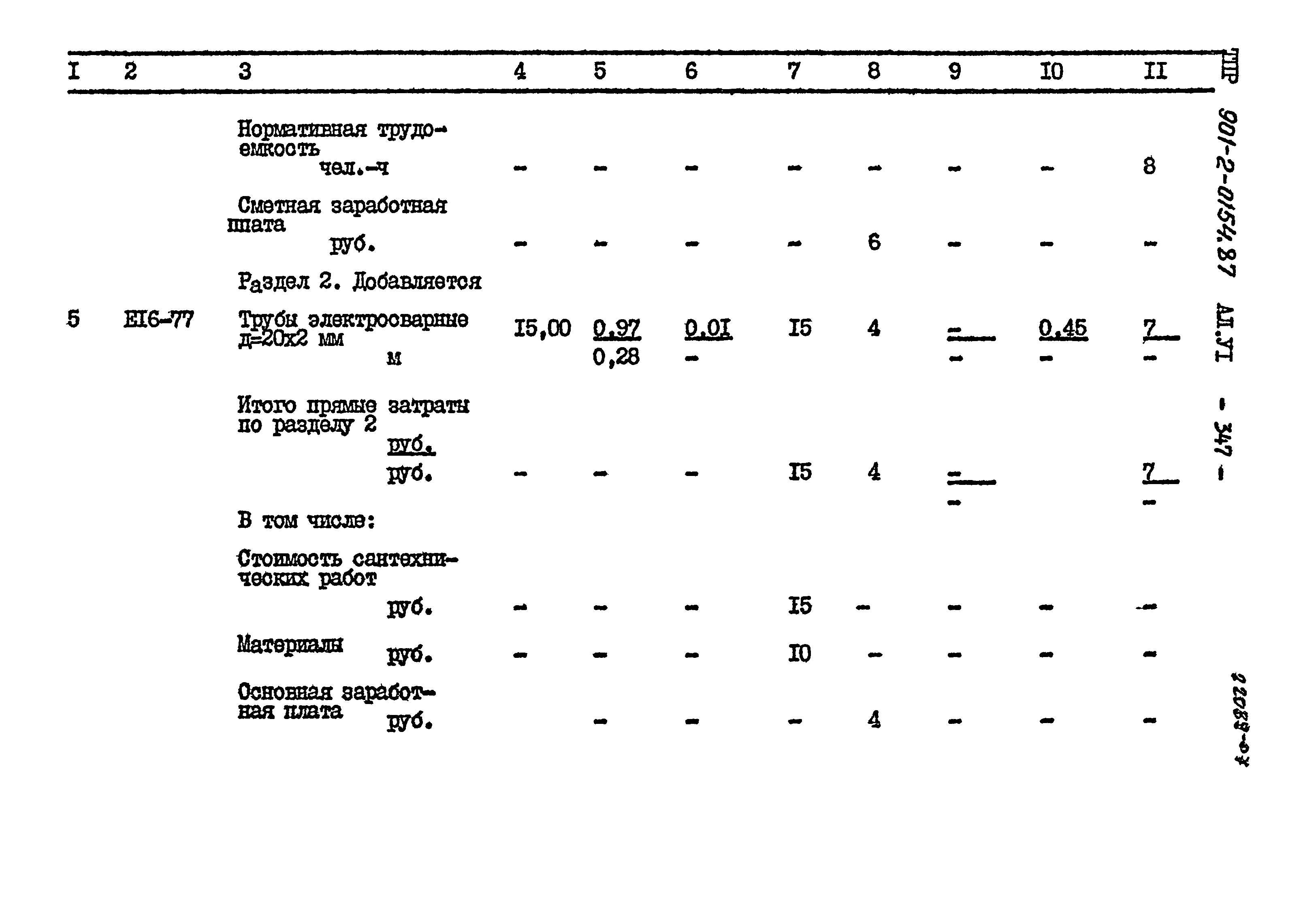 Типовые проектные решения 901-2-0154.87