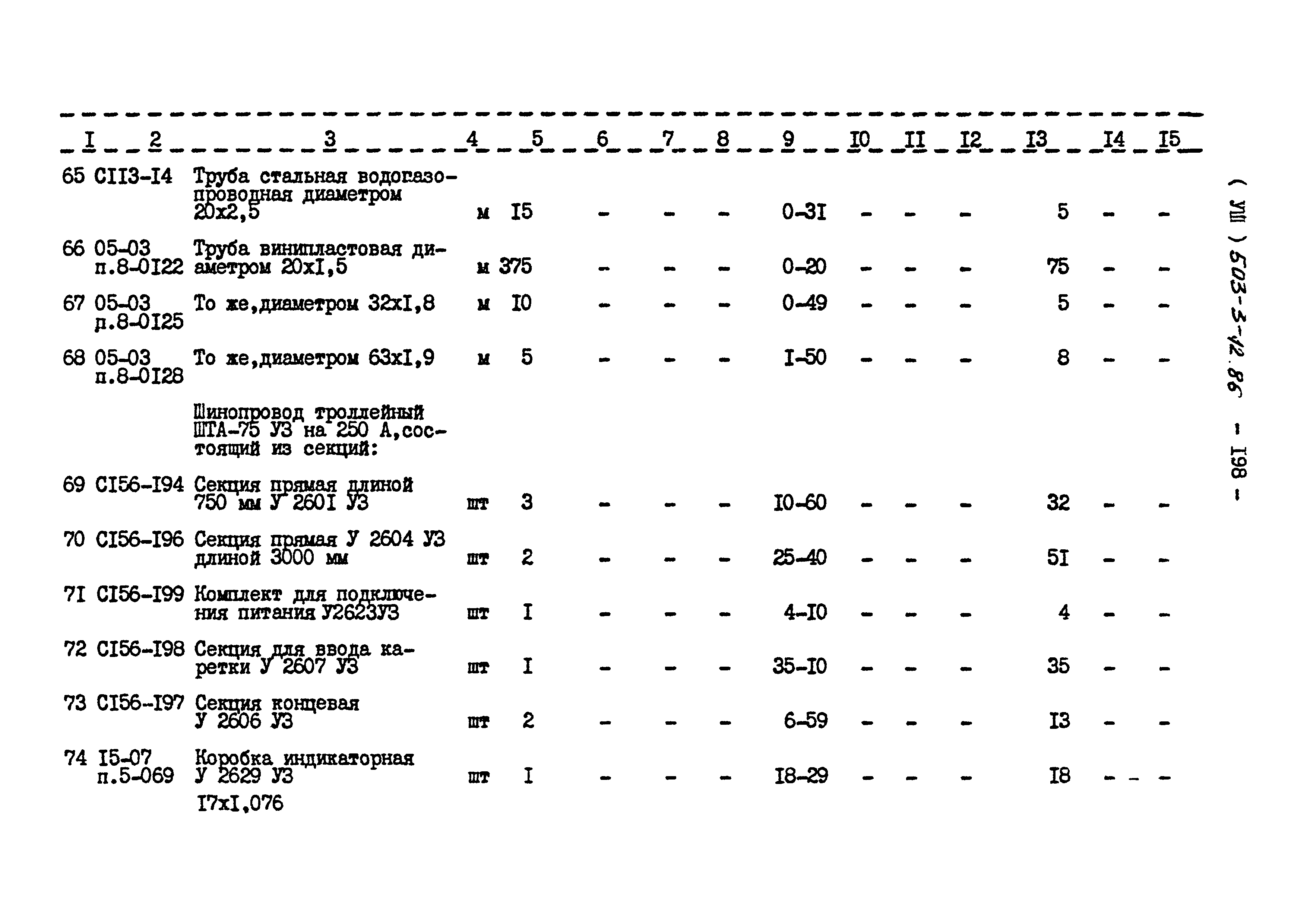 Типовой проект 503-3-12.86