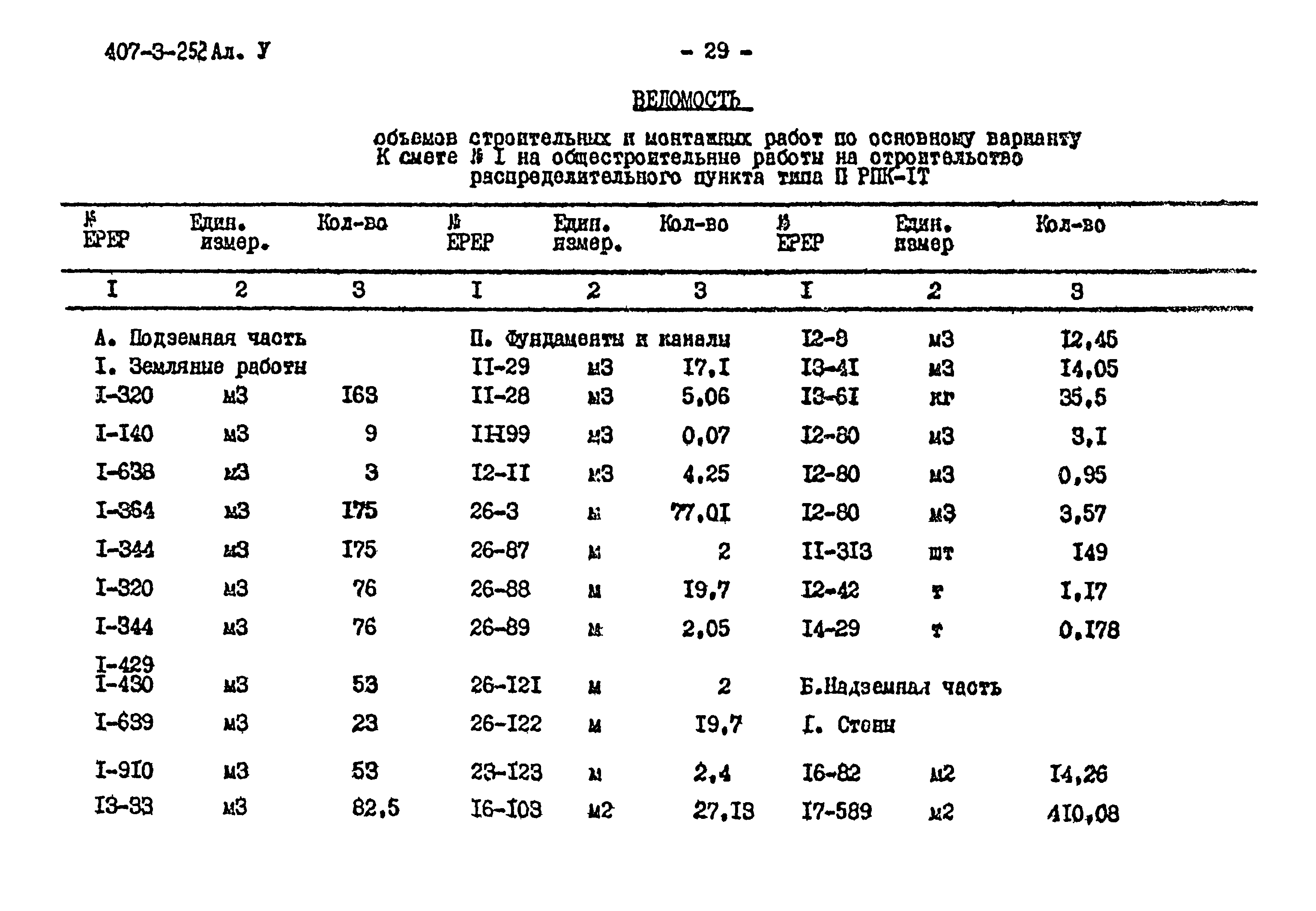 Типовой проект 407-3-252