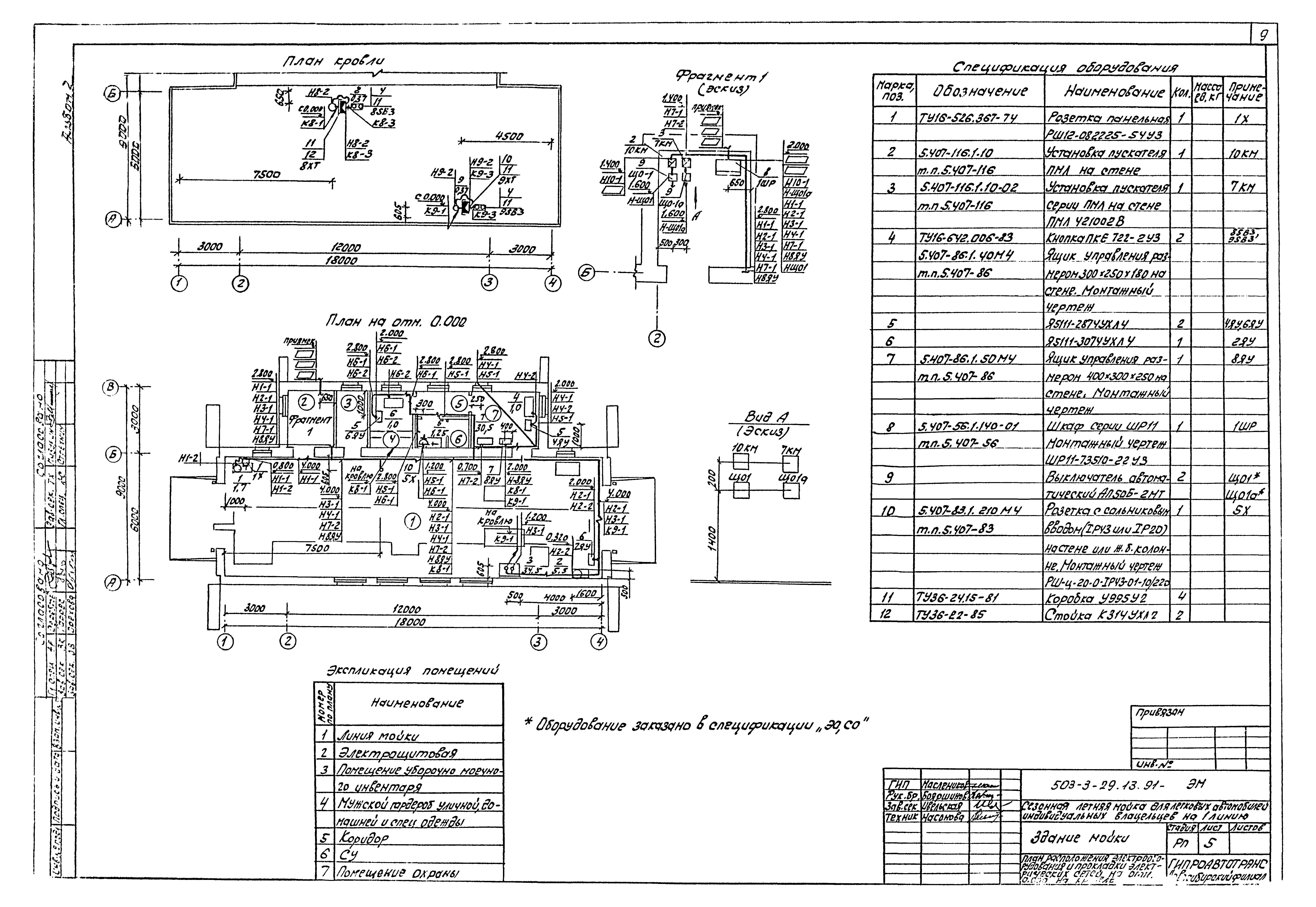 Типовой проект 503-3-29.13.91