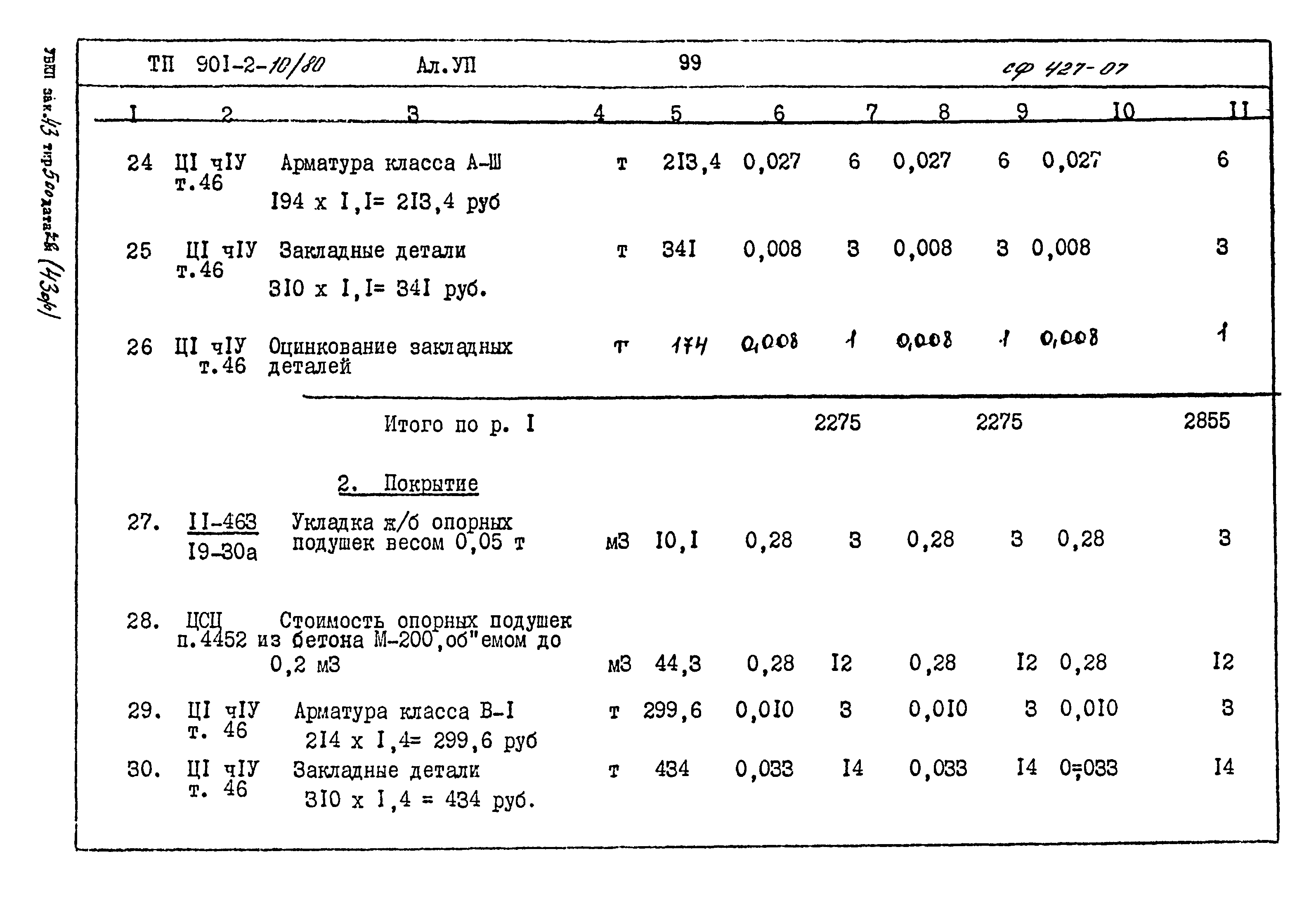 Типовой проект 901-2-10/80