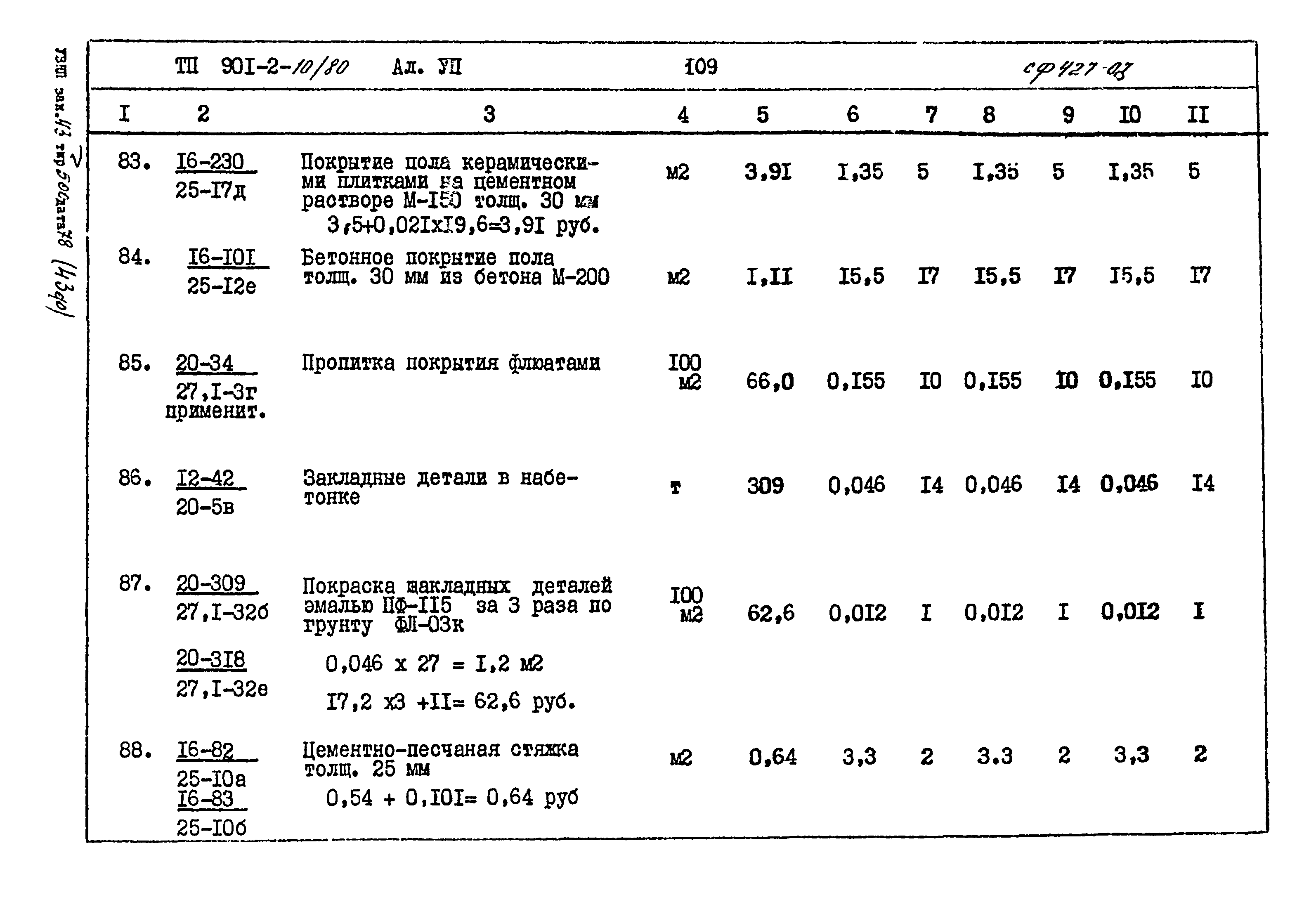 Типовой проект 901-2-10/80