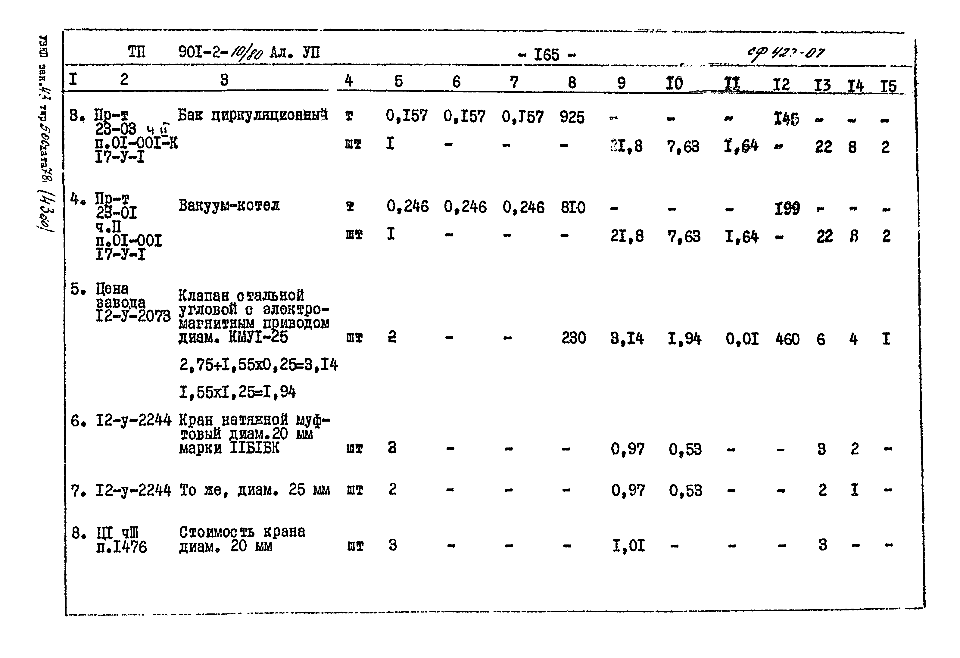 Типовой проект 901-2-10/80