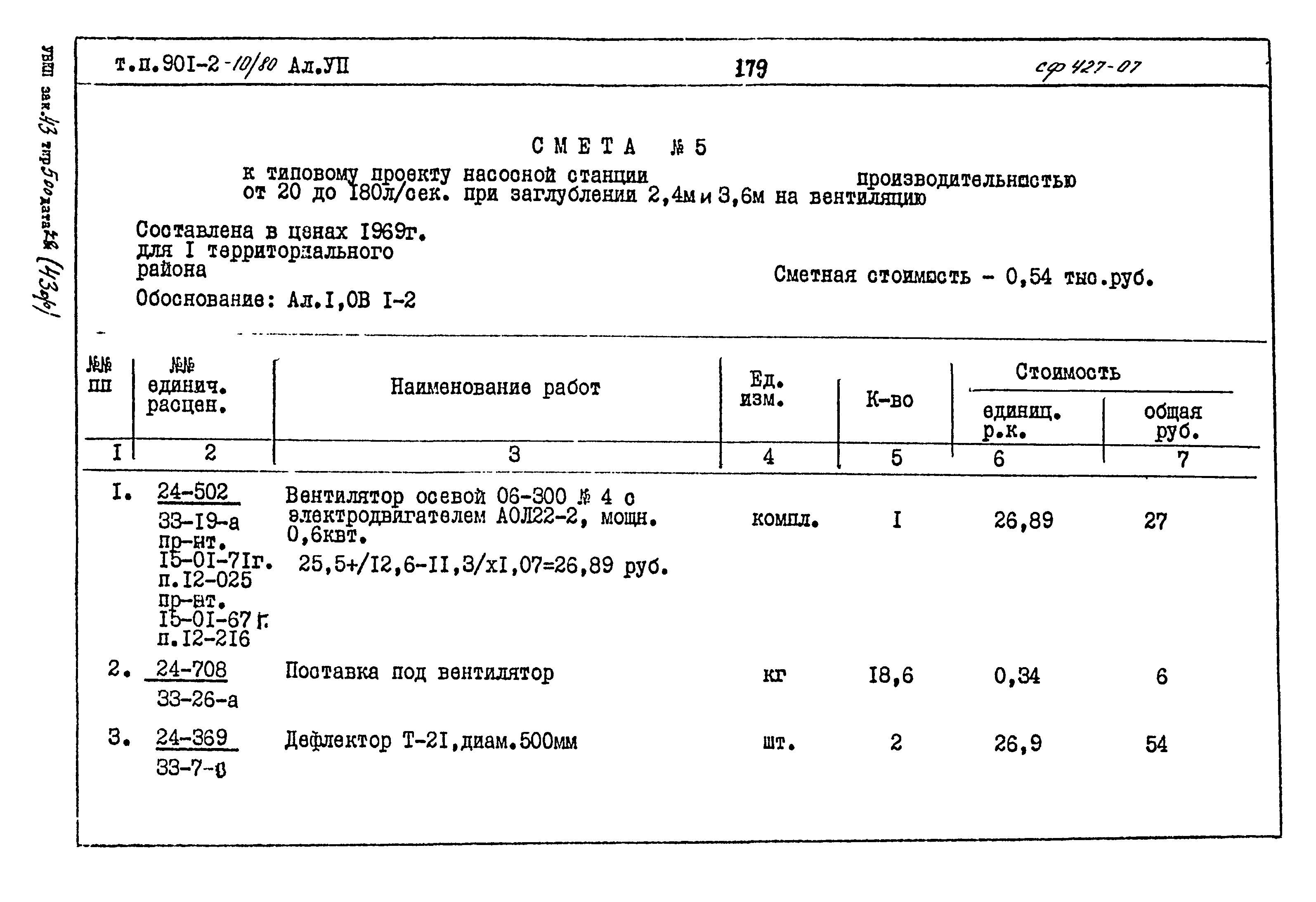 Типовой проект 901-2-10/80