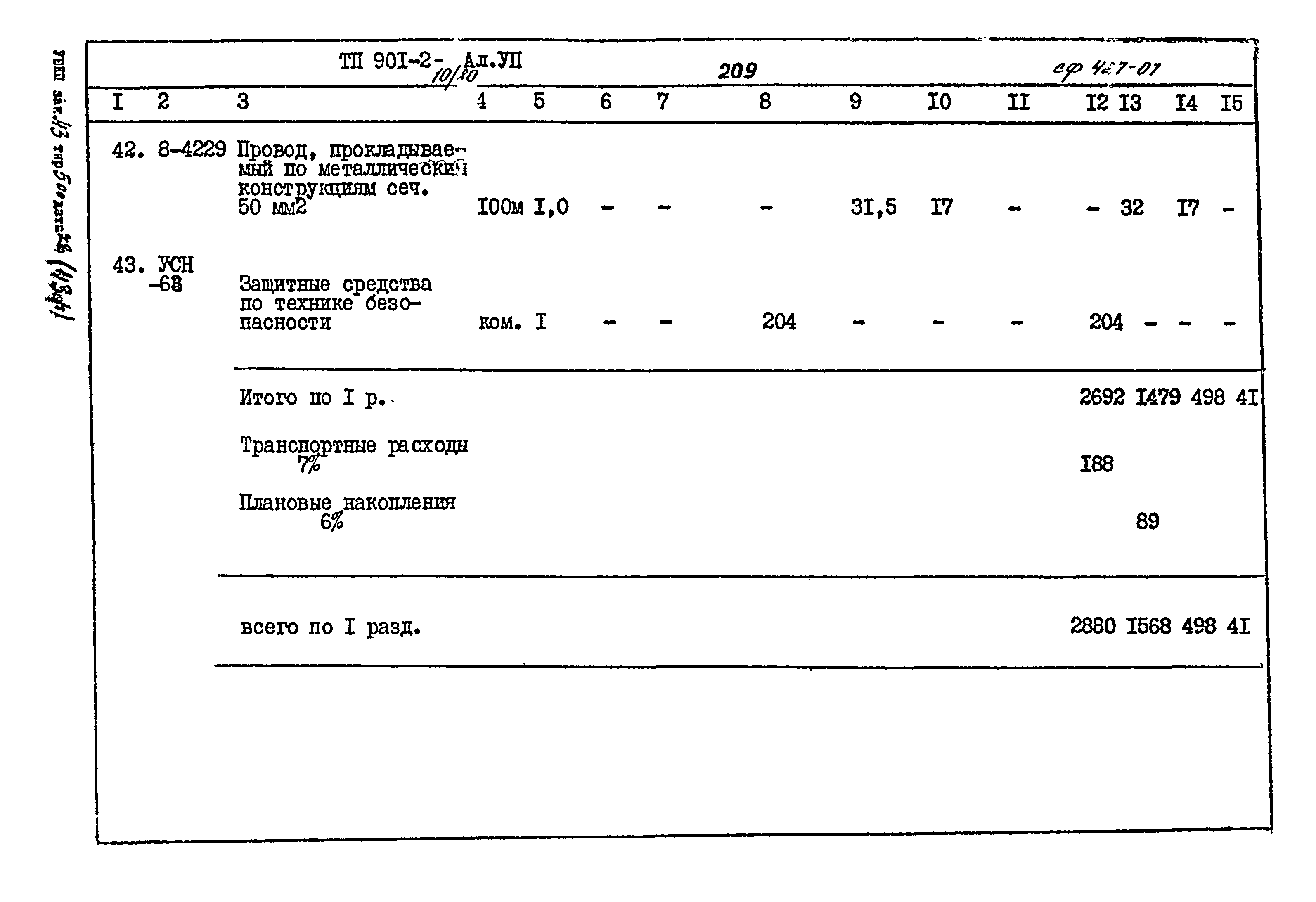 Типовой проект 901-2-10/80