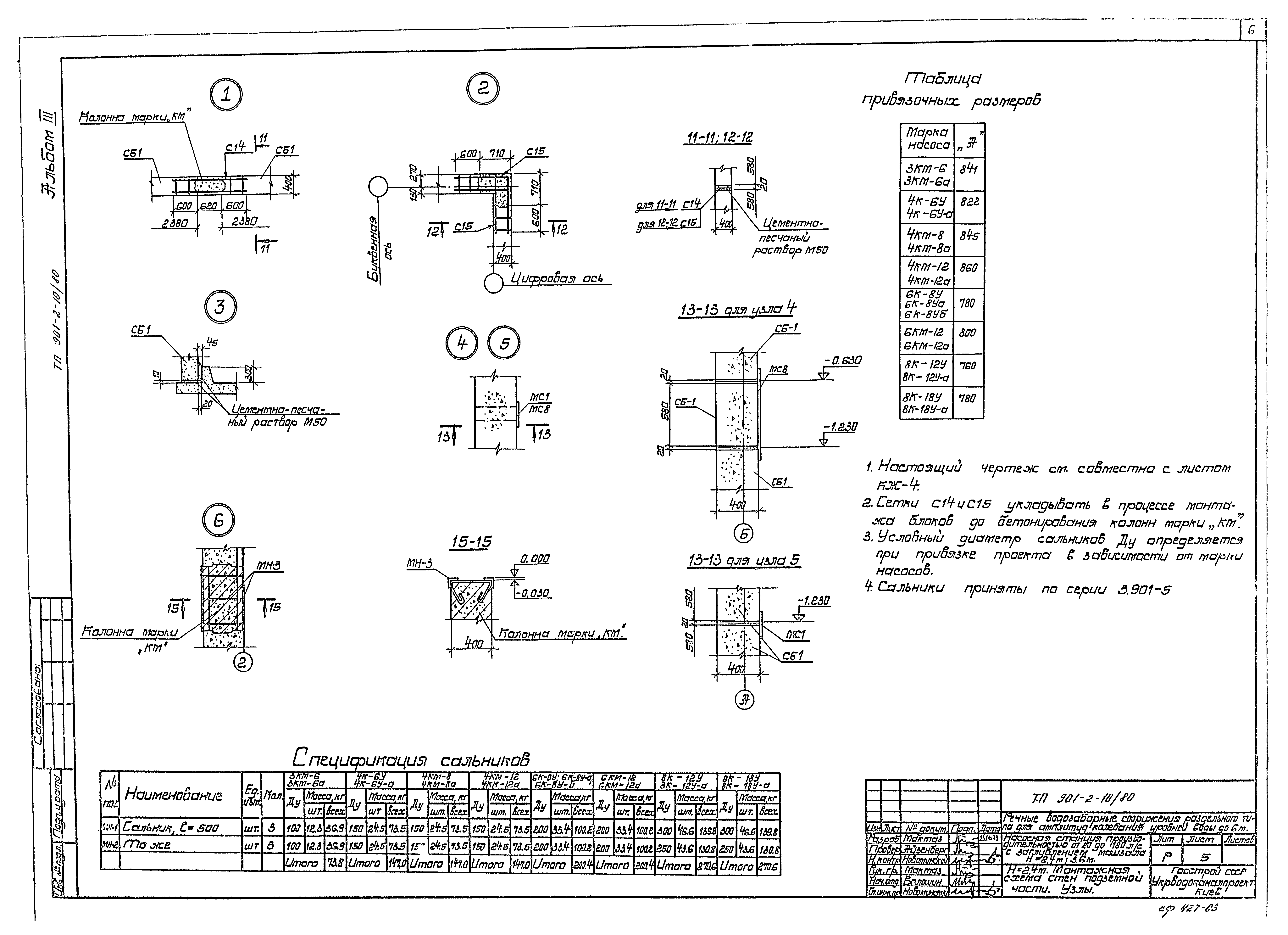 Типовой проект 901-2-10/80