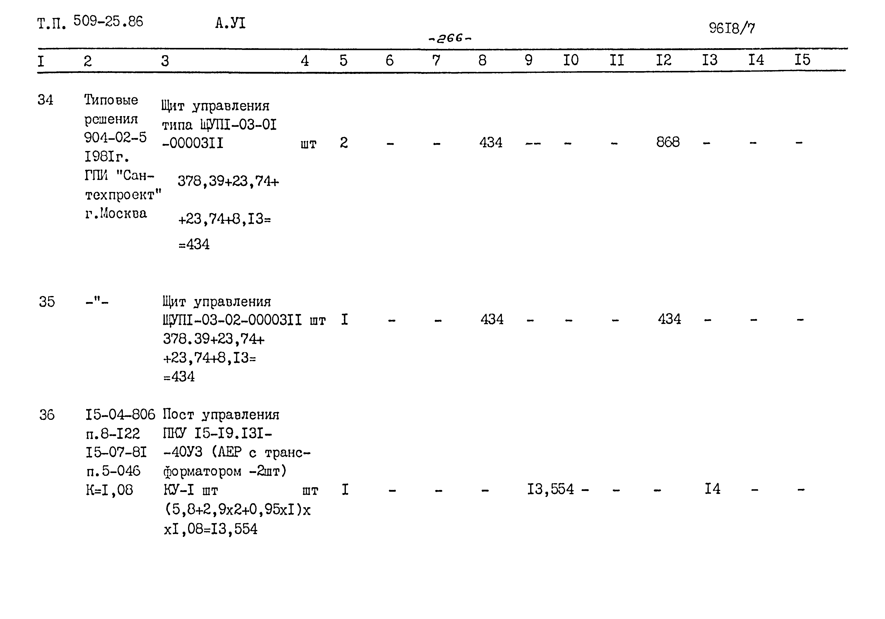 Типовой проект 509-25.86