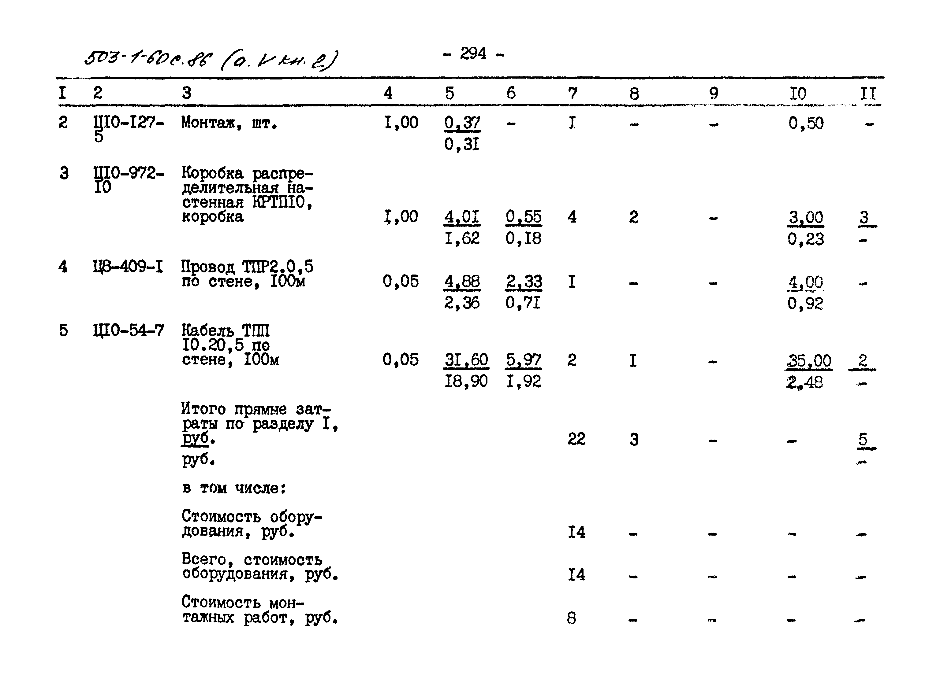 Типовой проект 503-1-60с.86