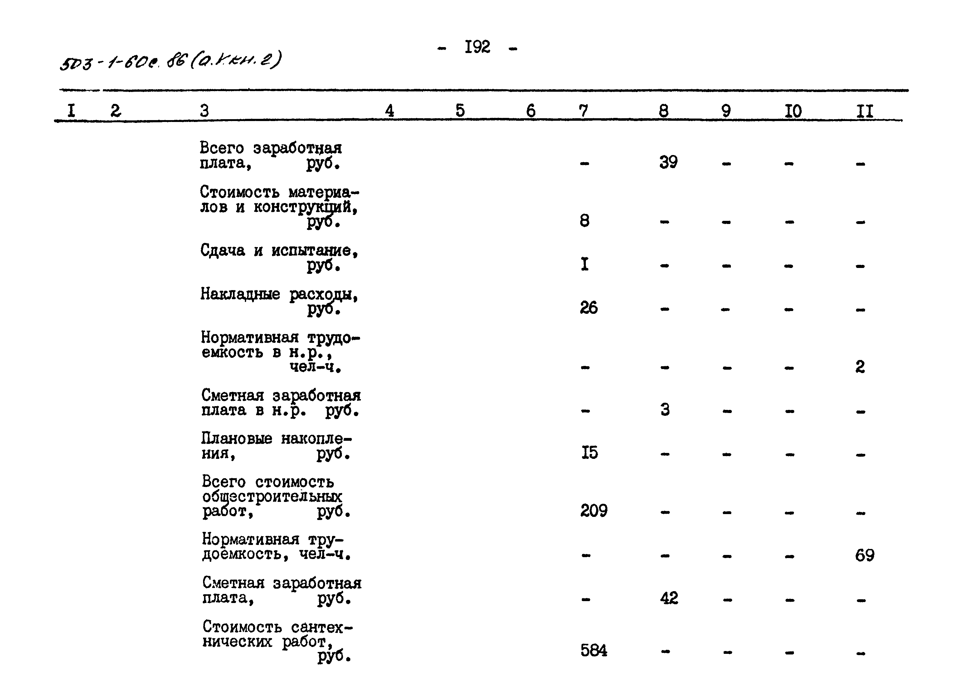 Типовой проект 503-1-60с.86