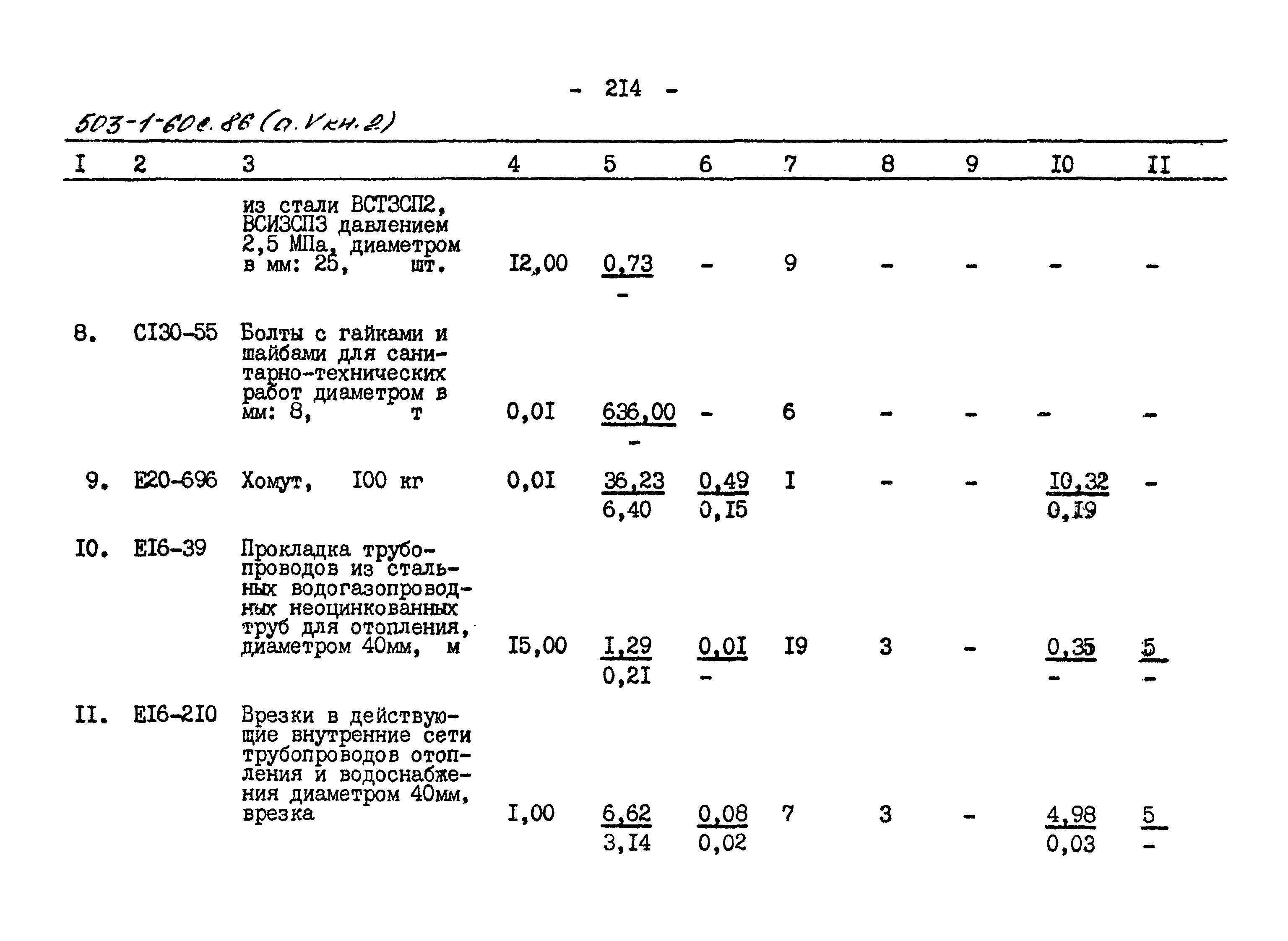 Типовой проект 503-1-60с.86