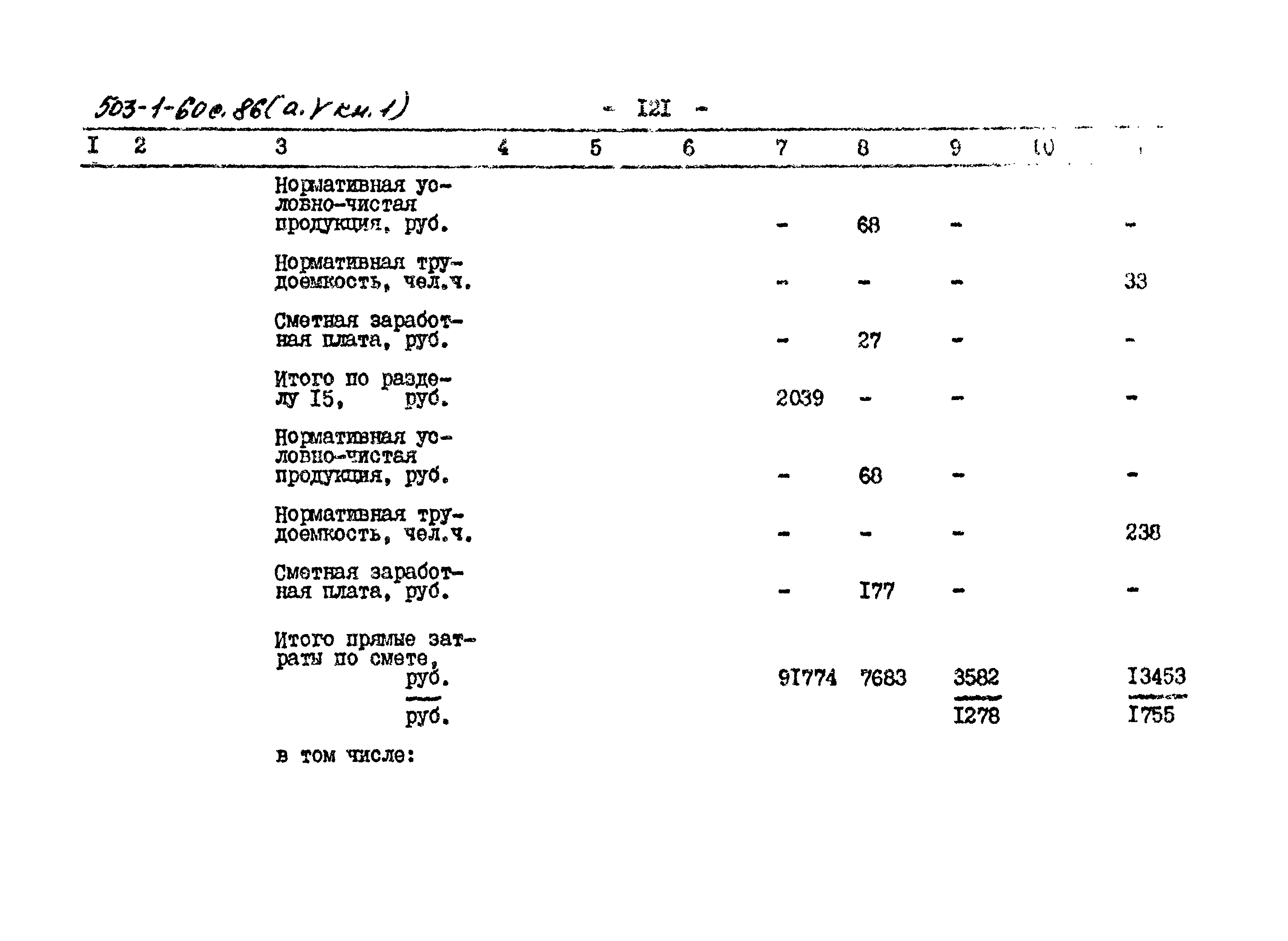 Типовой проект 503-1-60с.86