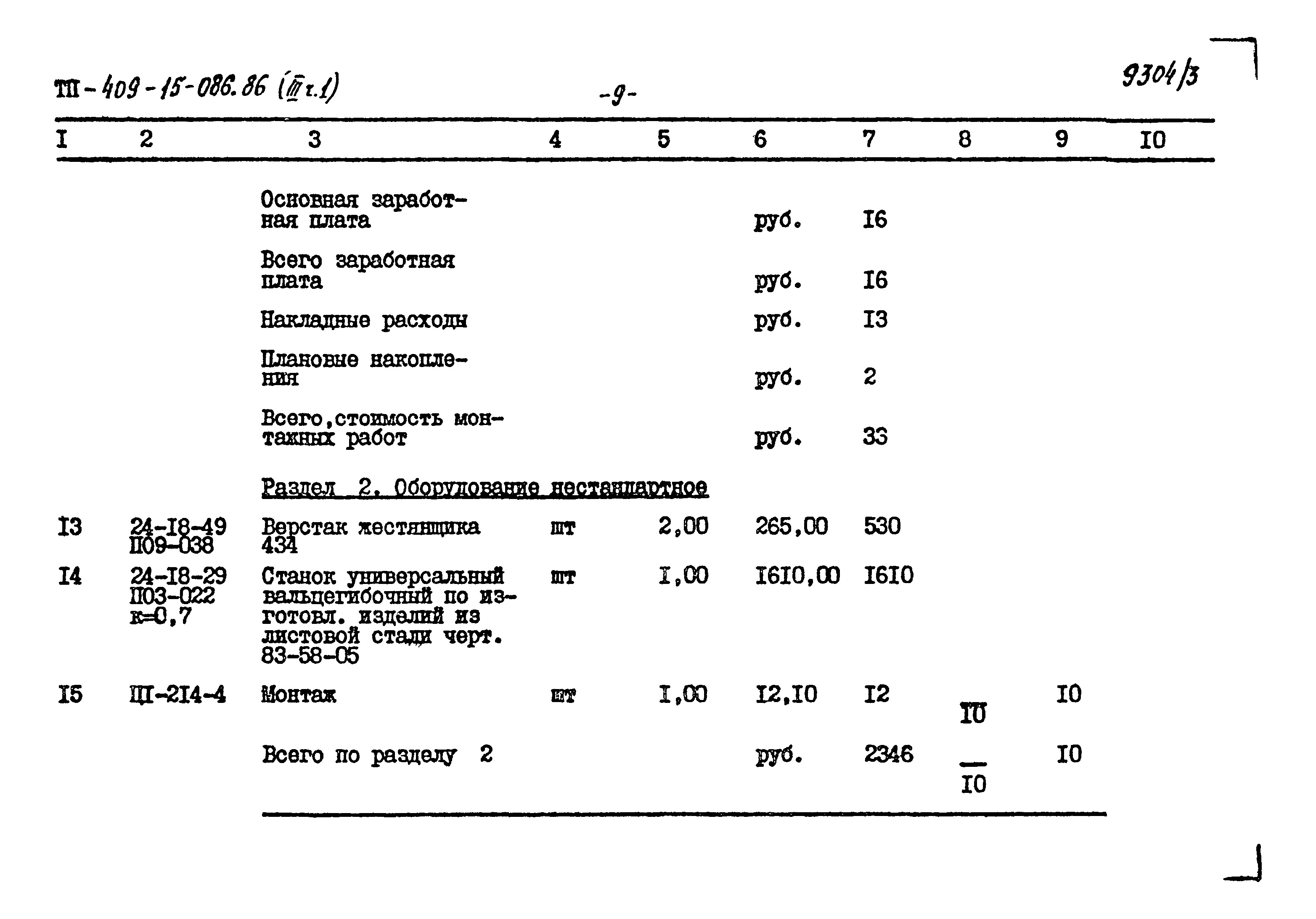 Типовой проект 409-15-086.86