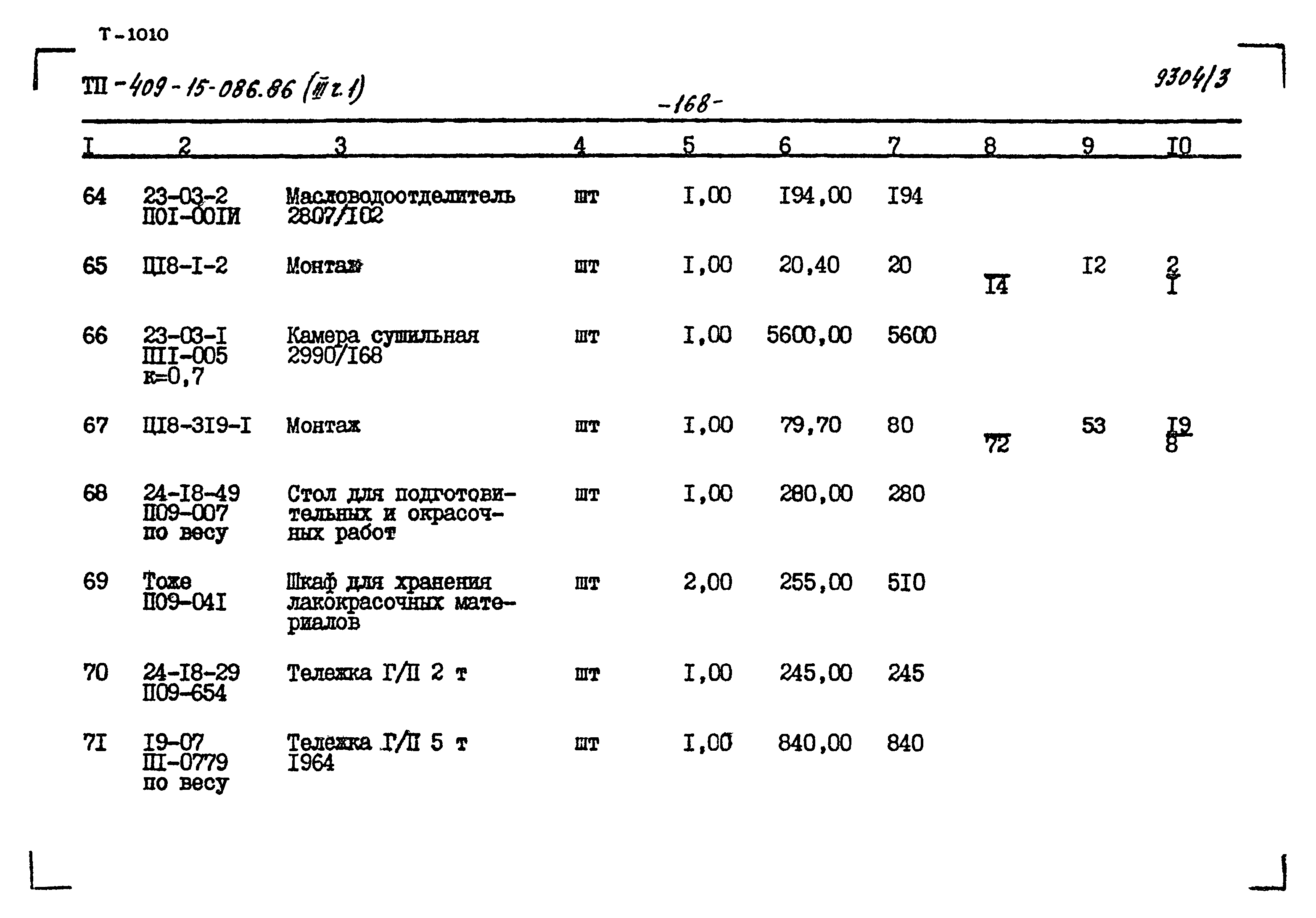 Типовой проект 409-15-086.86