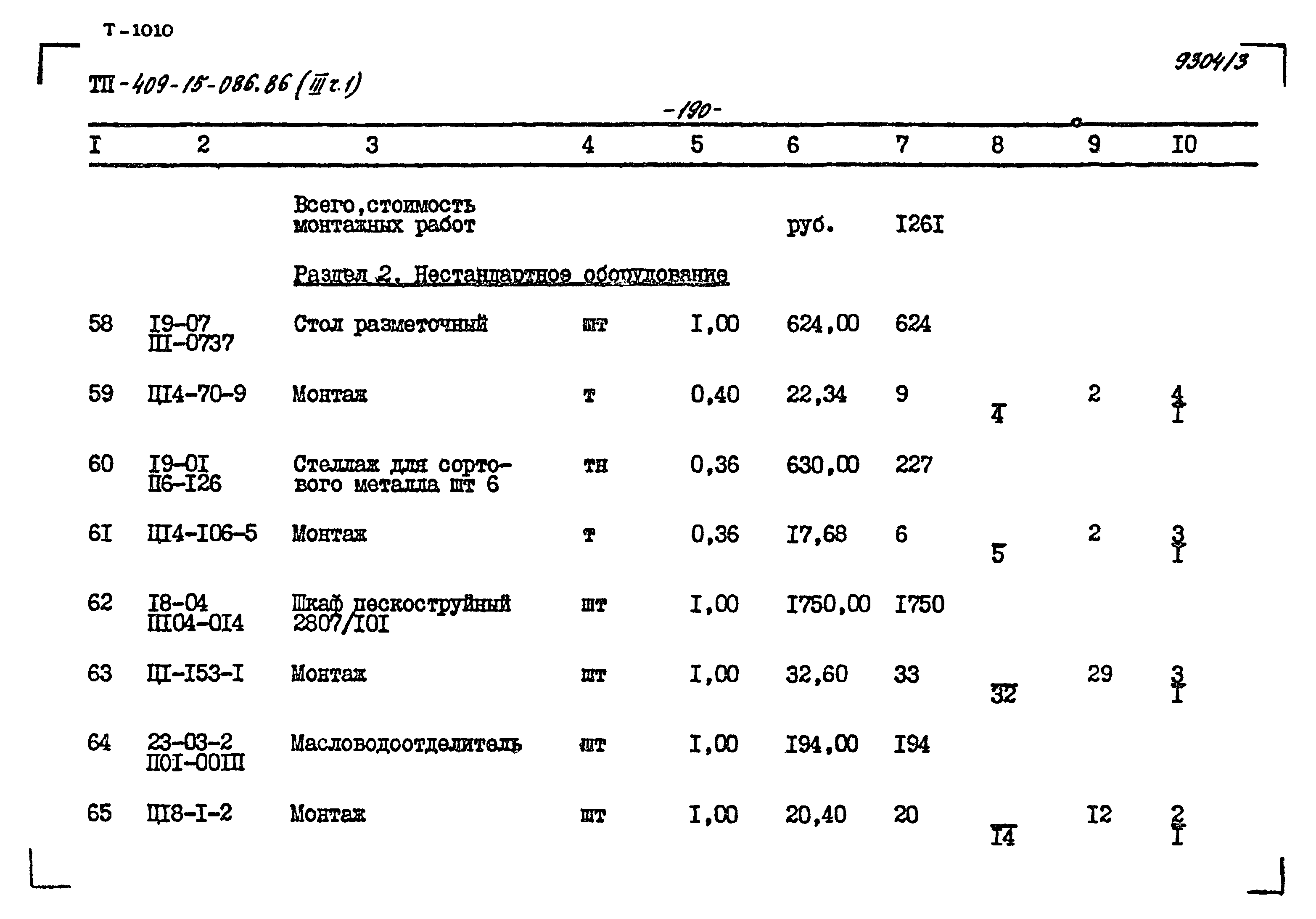 Типовой проект 409-15-086.86