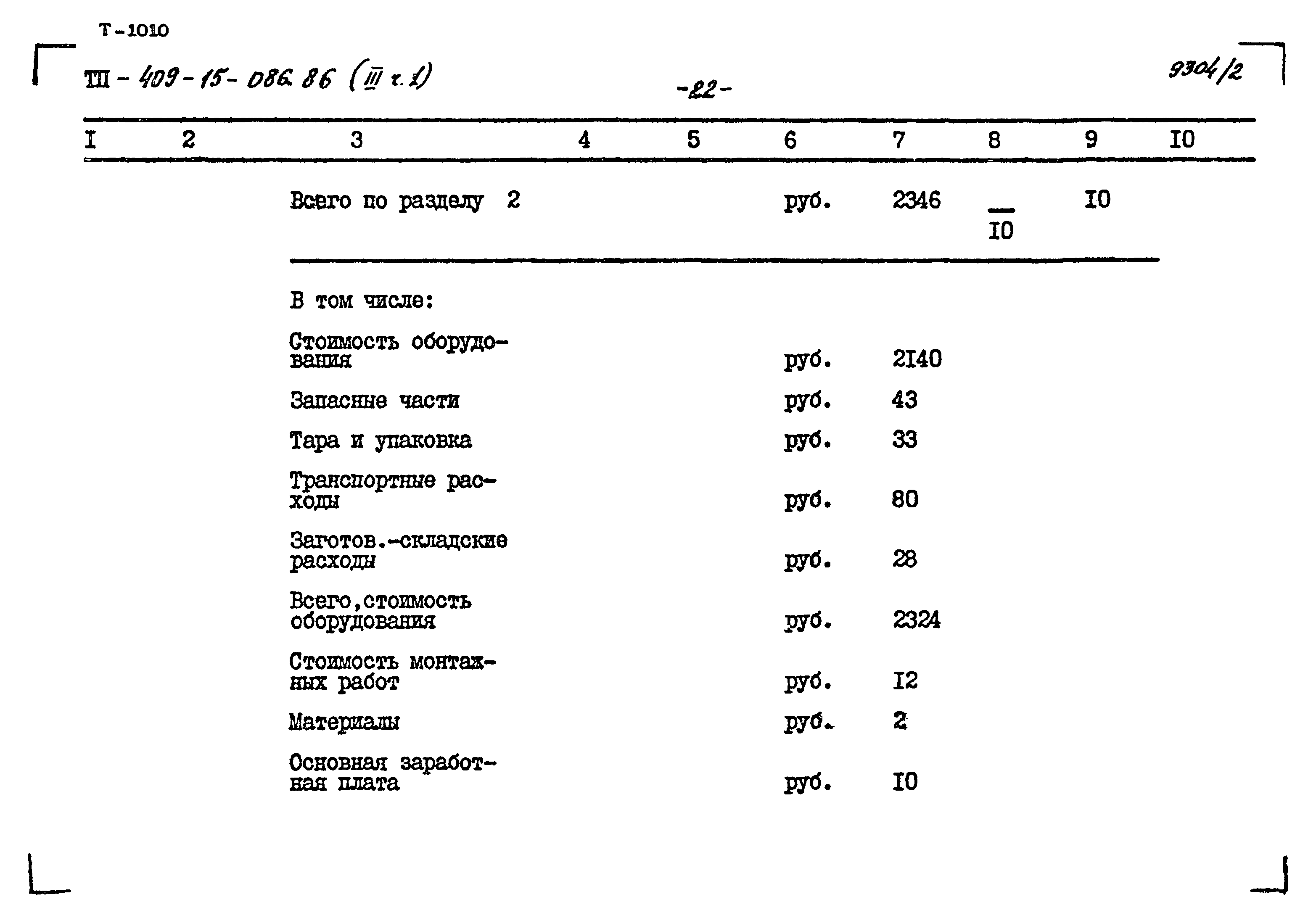 Типовой проект 409-15-086.86