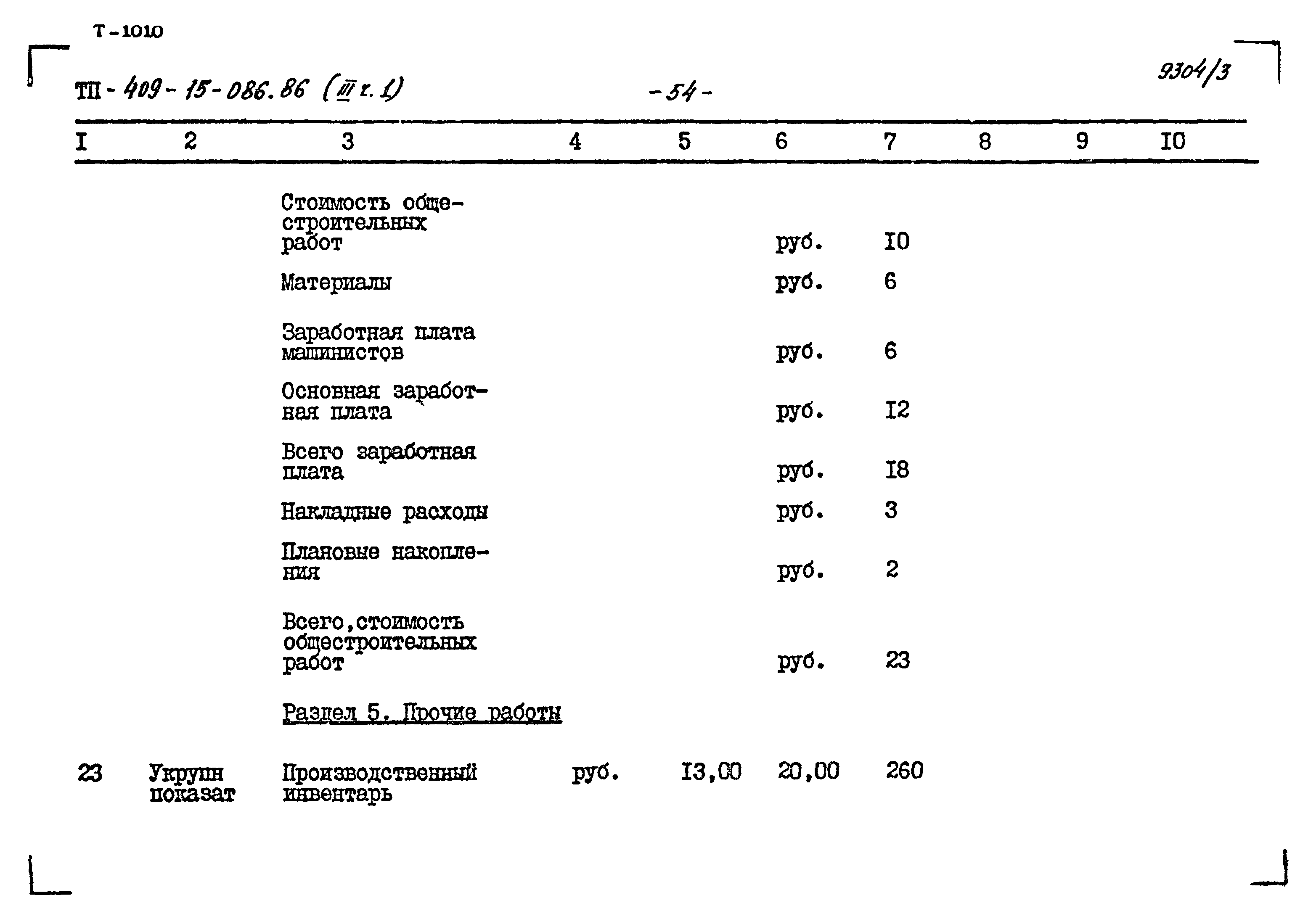 Типовой проект 409-15-086.86