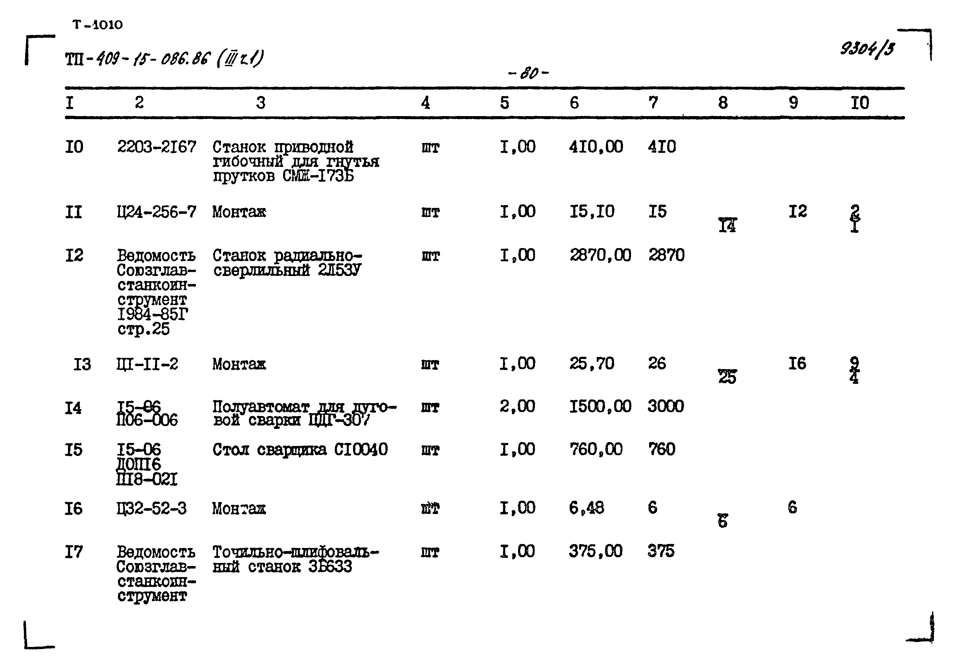 Типовой проект 409-15-086.86