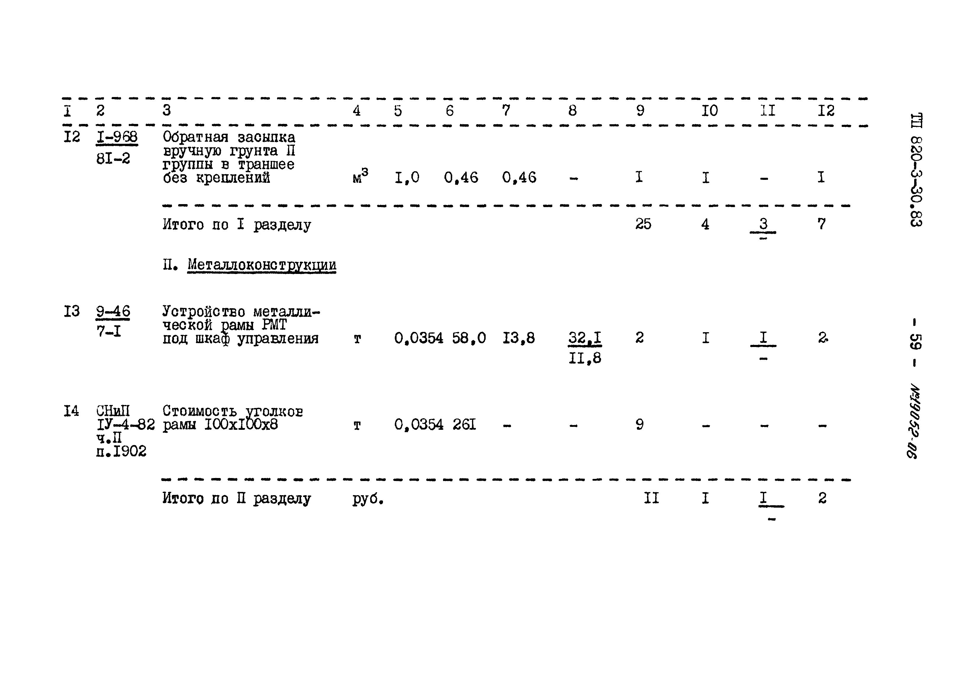 Типовой проект 820-3-30.83