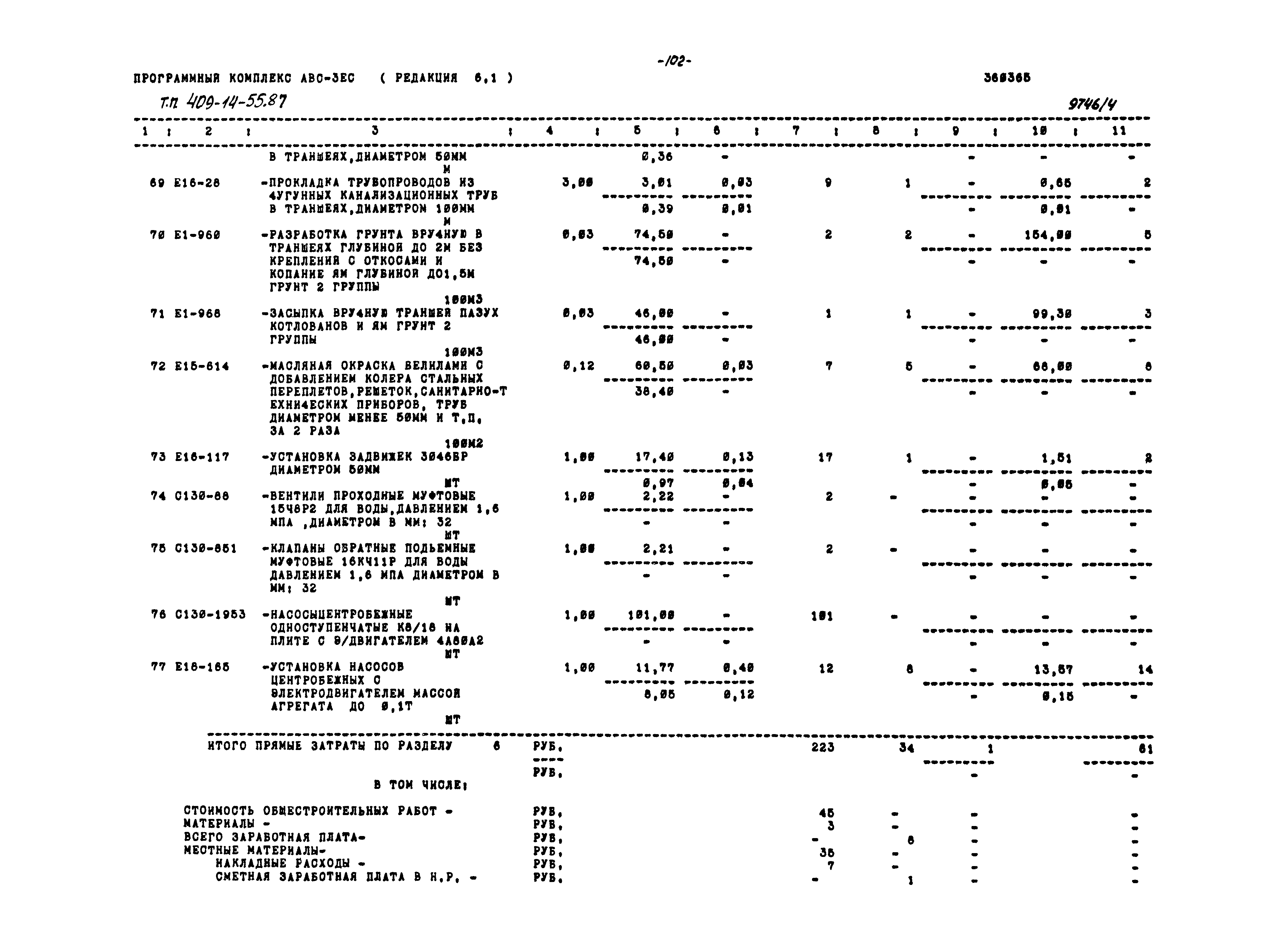 Типовой проект 409-14-55.87