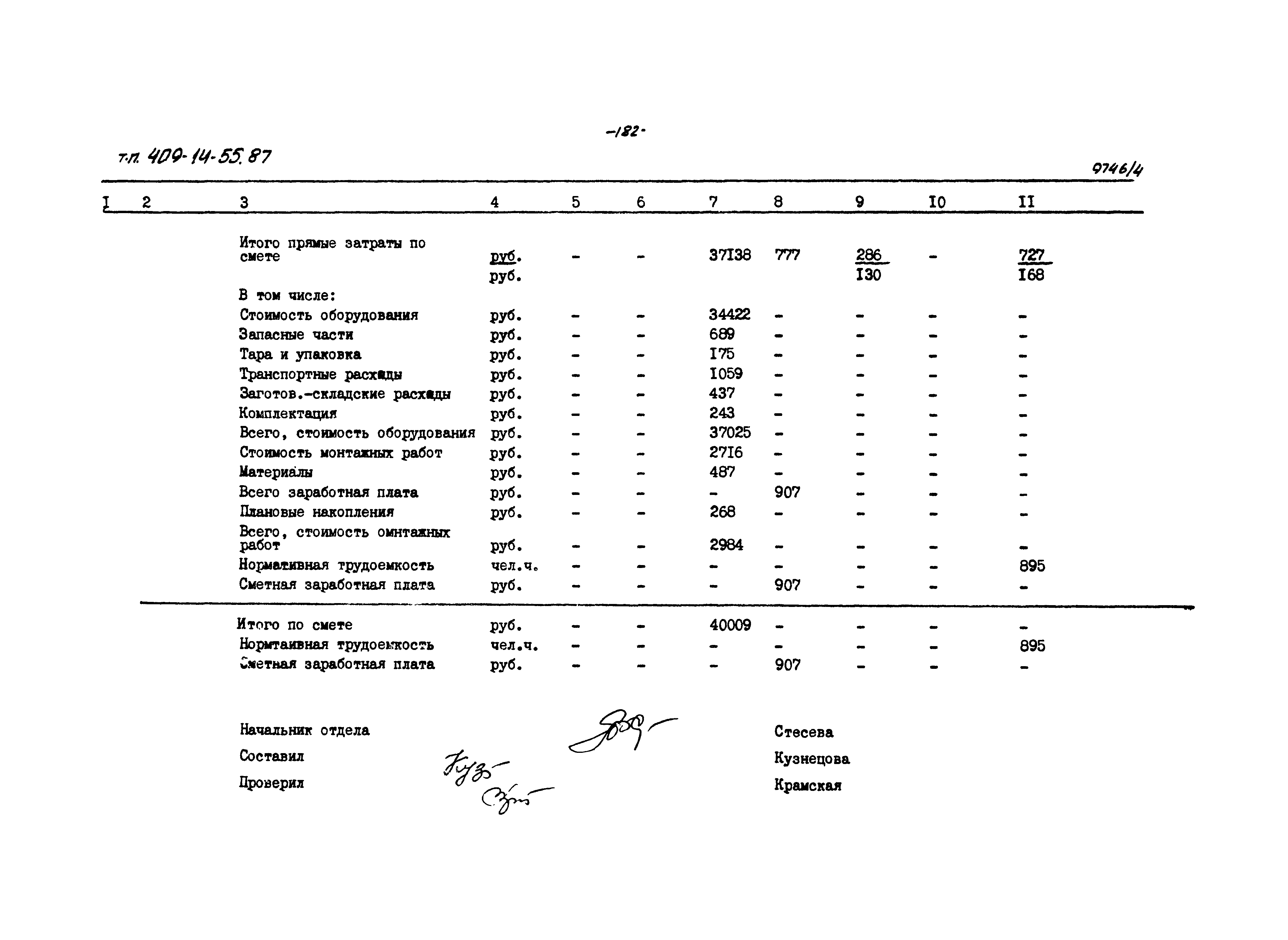 Типовой проект 409-14-55.87