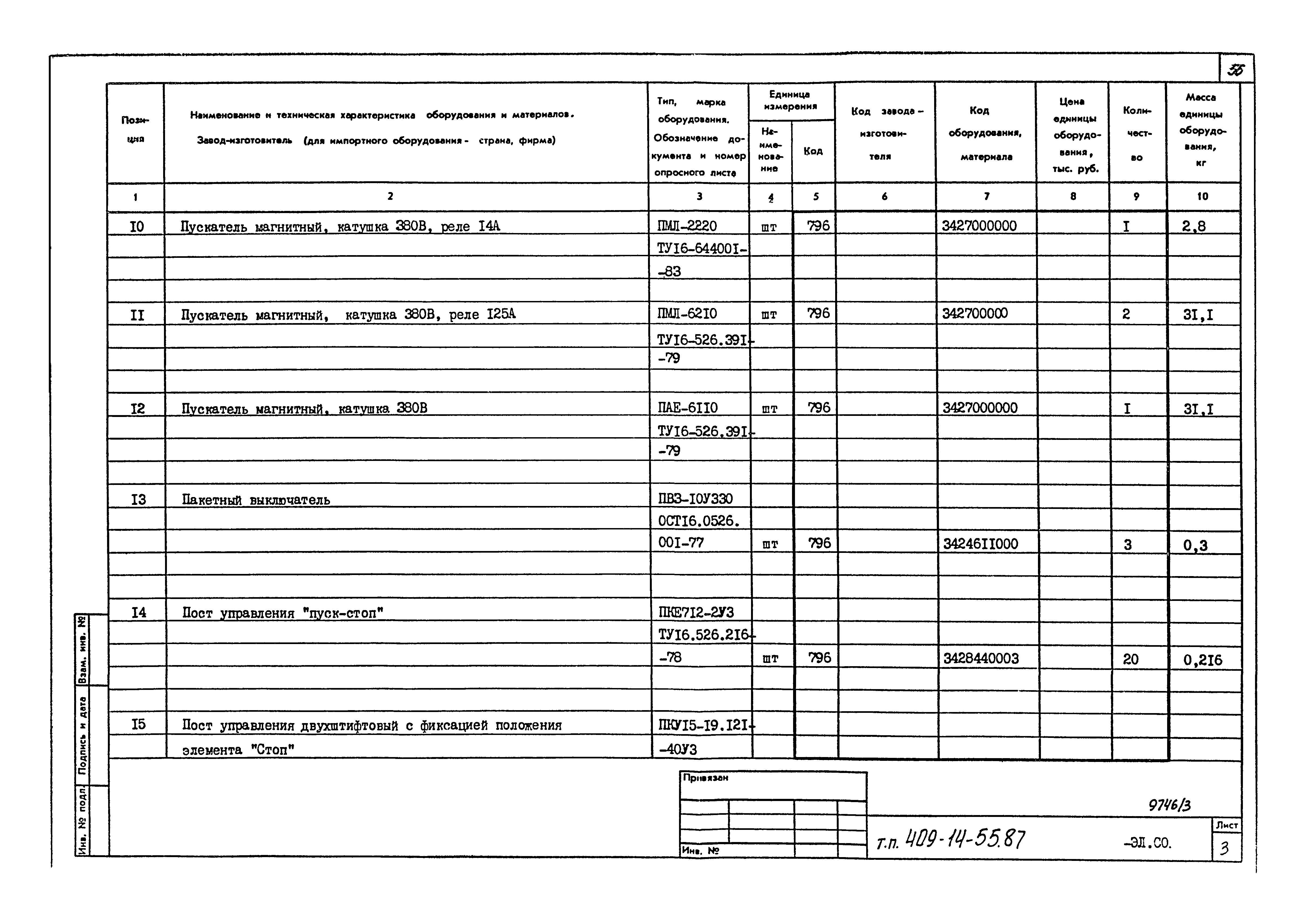 Типовой проект 409-14-55.87