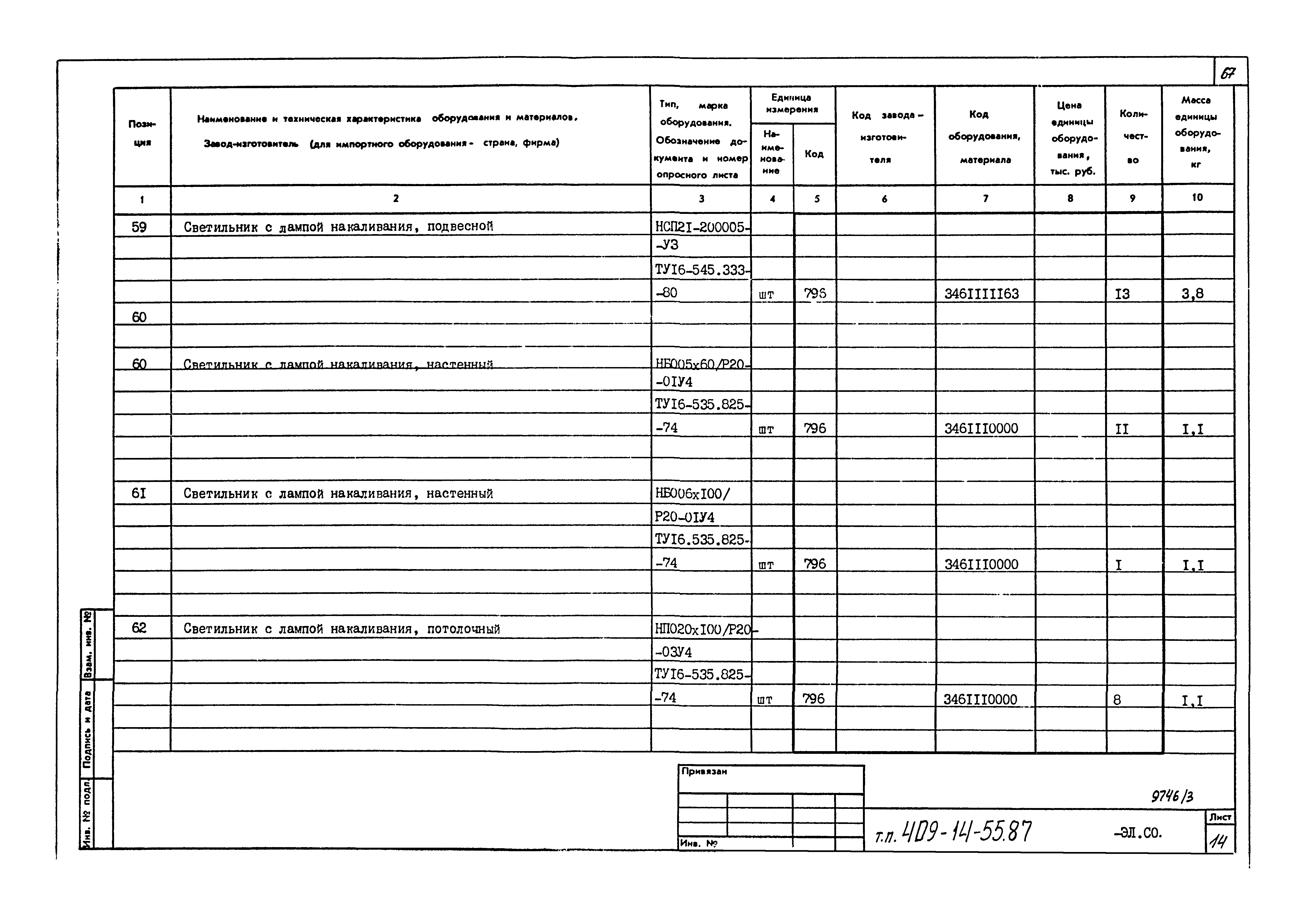 Типовой проект 409-14-55.87