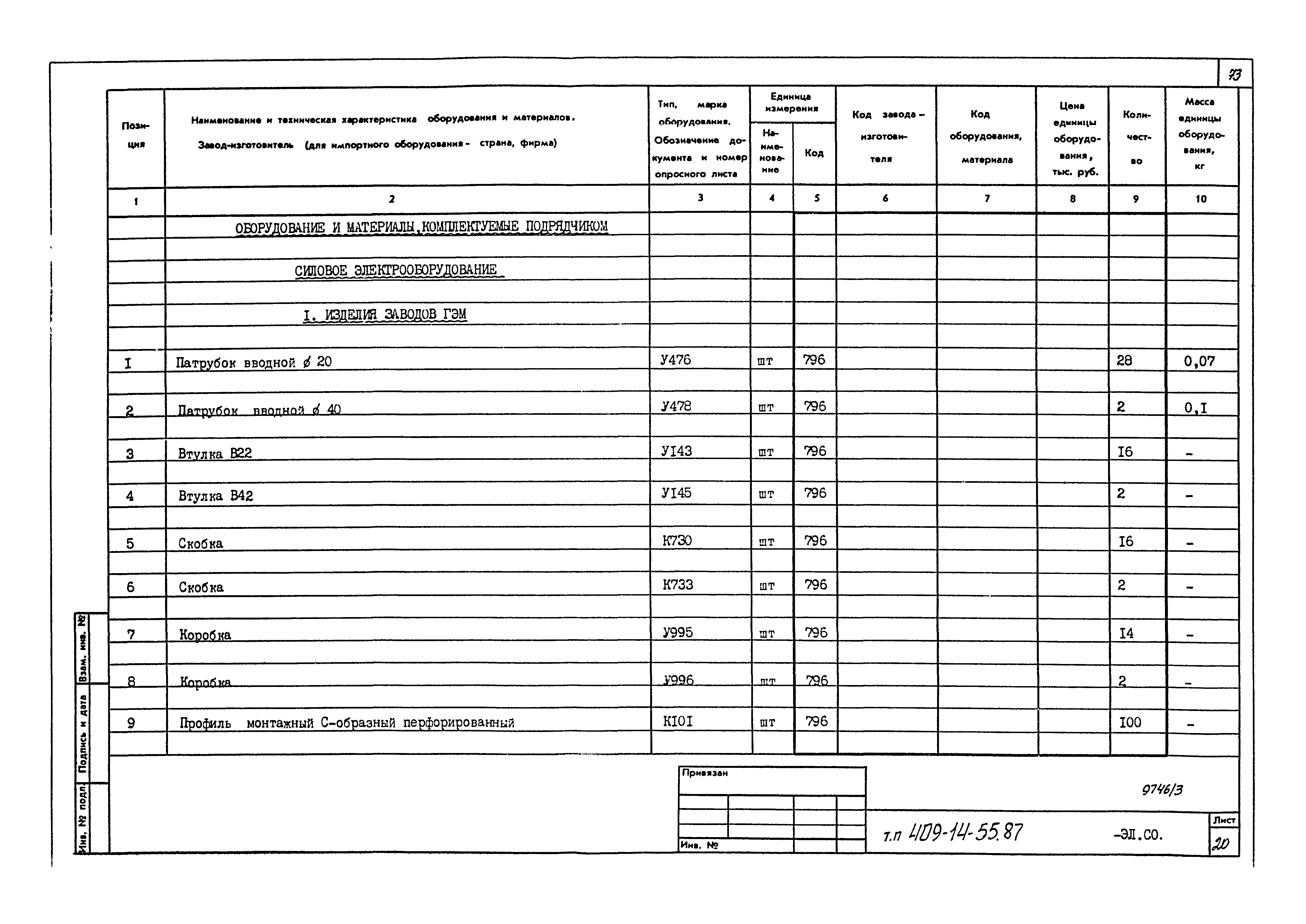 Типовой проект 409-14-55.87