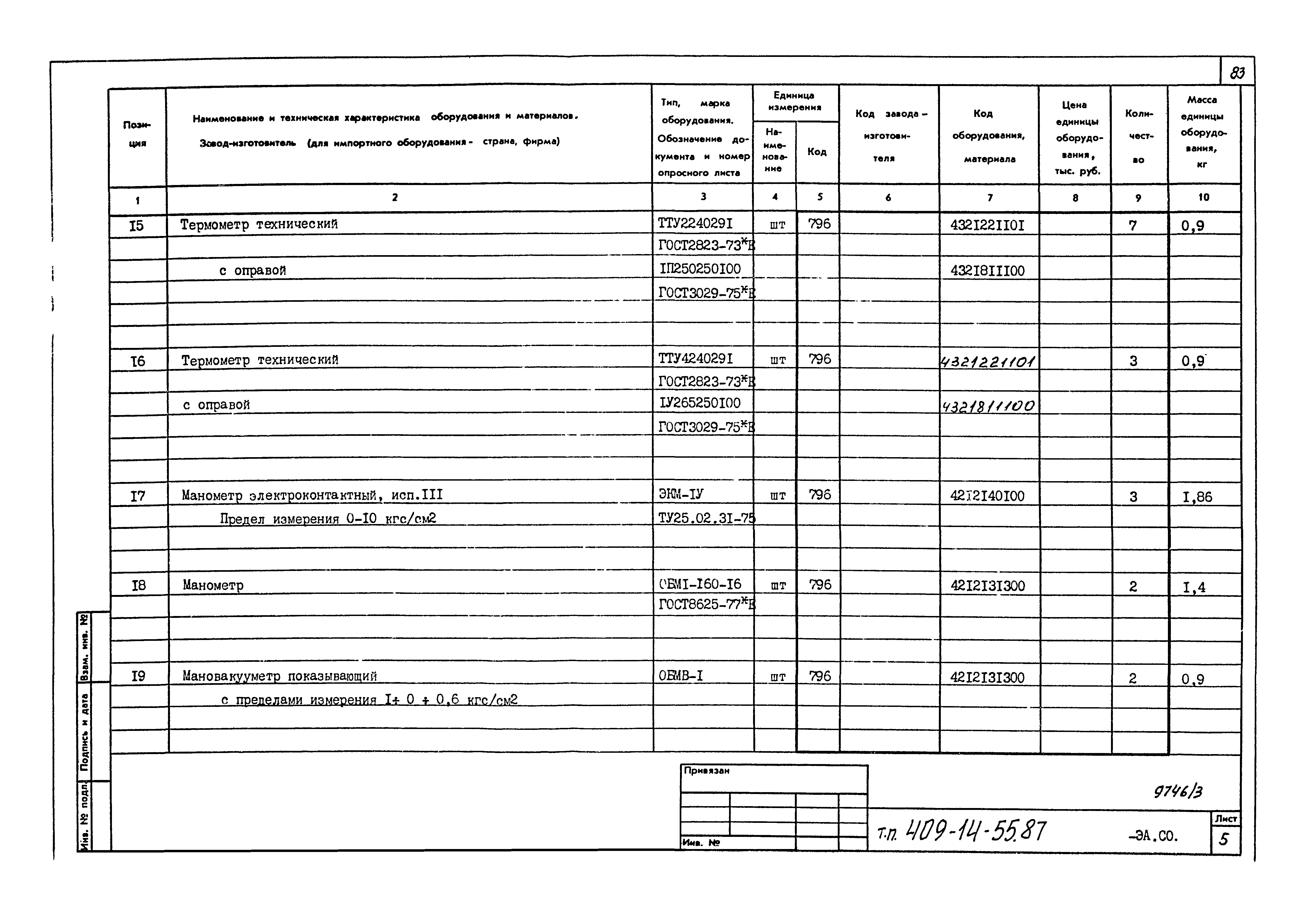 Типовой проект 409-14-55.87