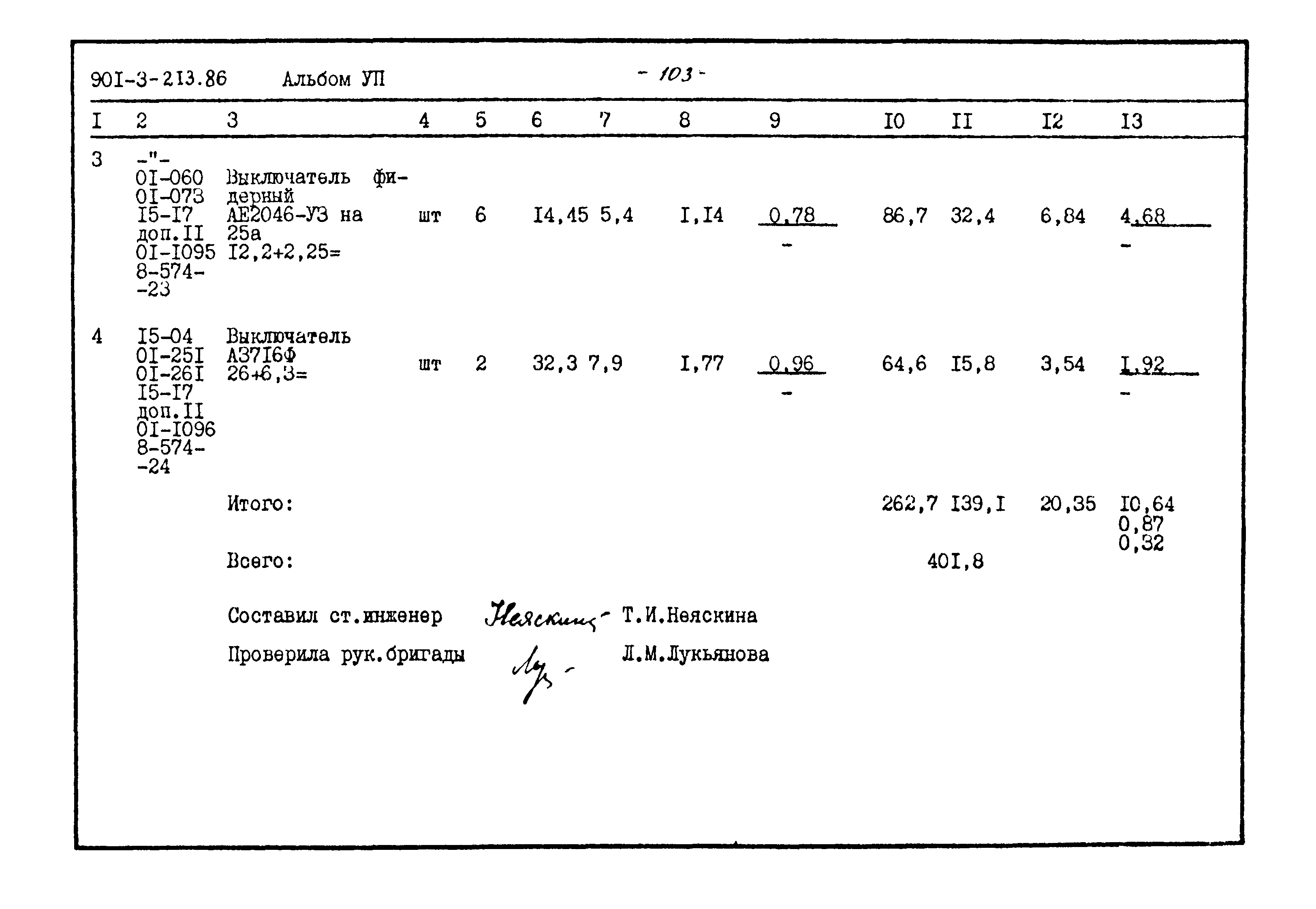 Типовой проект 901-3-213.86