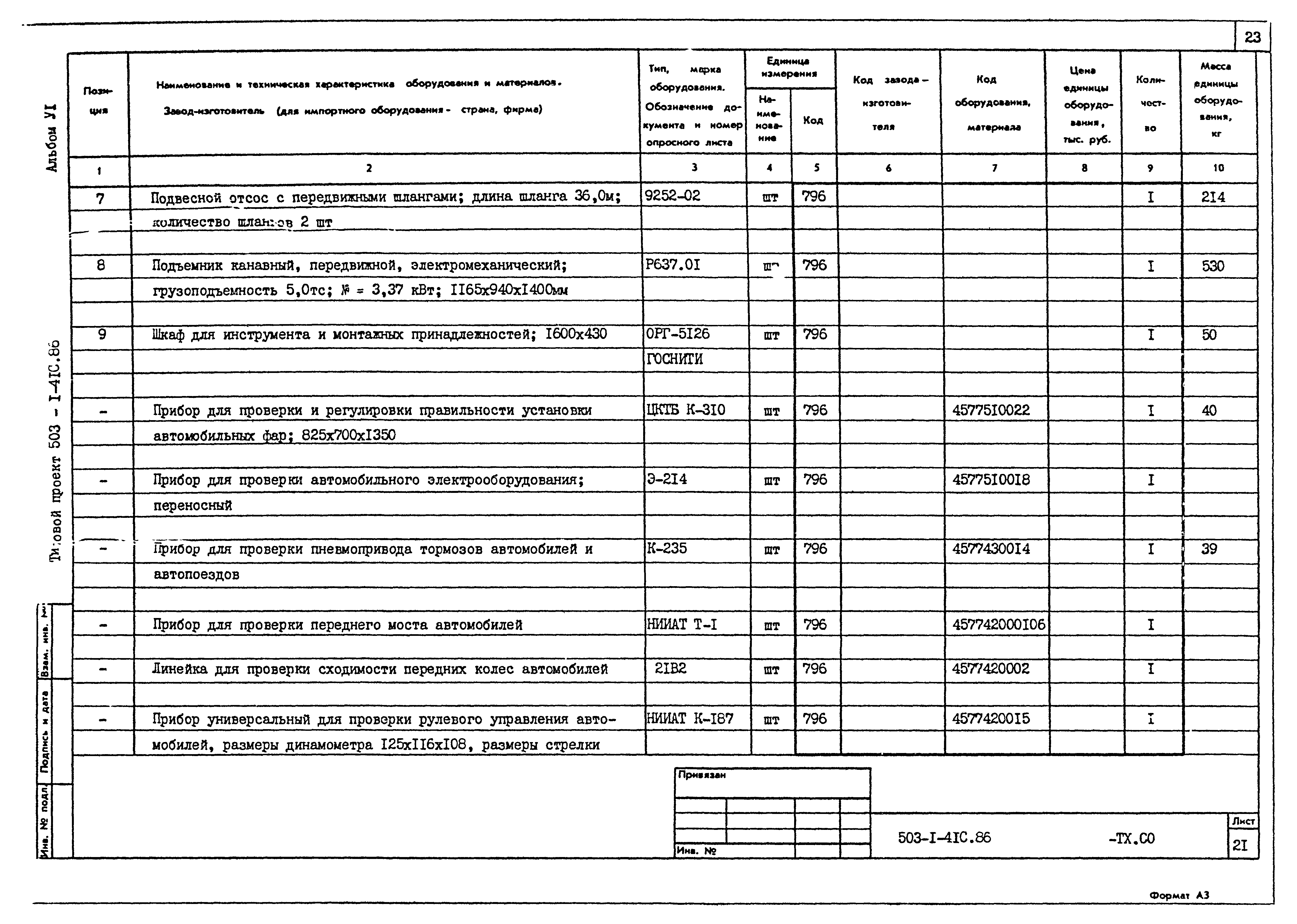 Типовой проект 503-1-41с.86