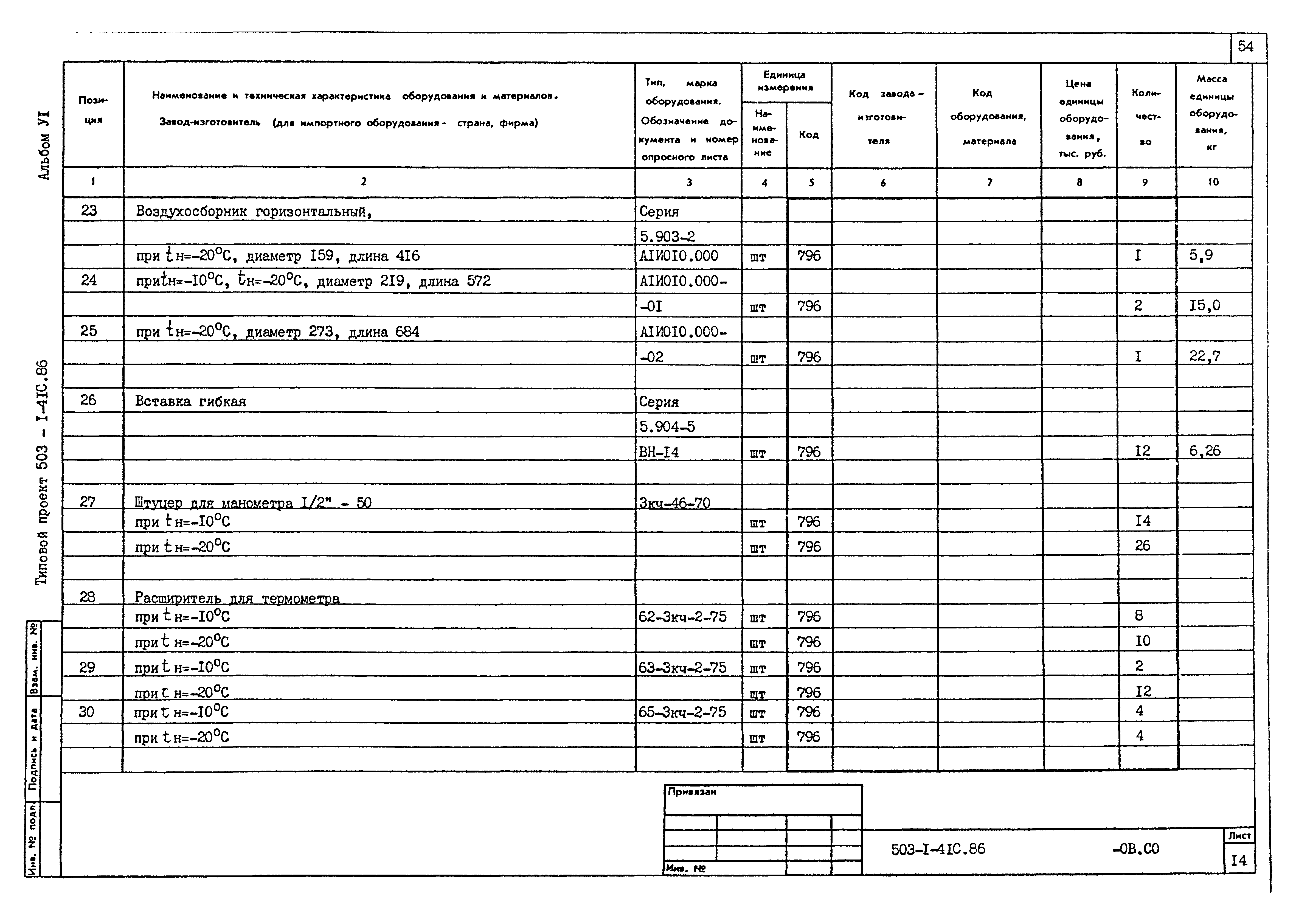 Типовой проект 503-1-41с.86