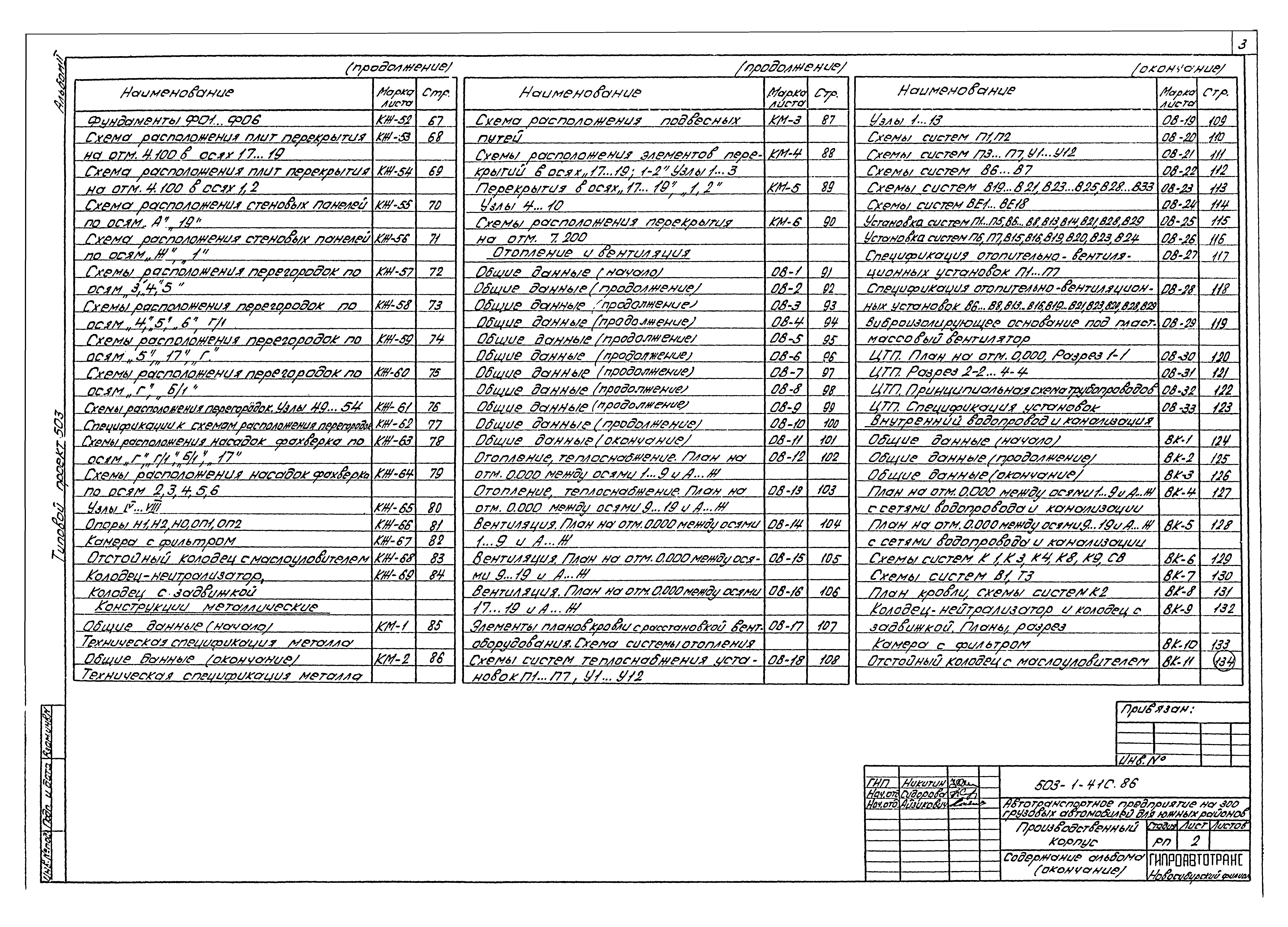 Типовой проект 503-1-41с.86