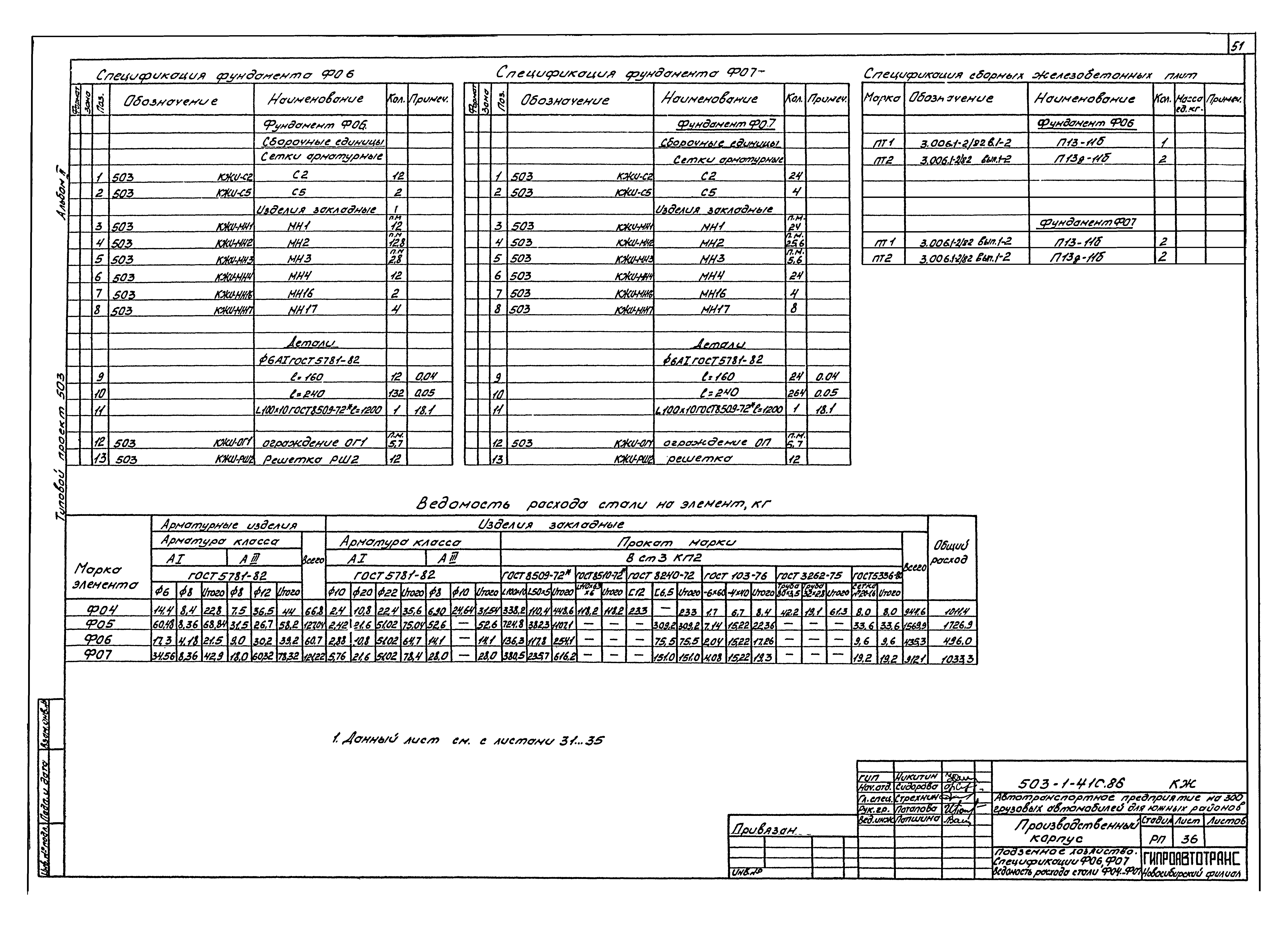 Типовой проект 503-1-41с.86