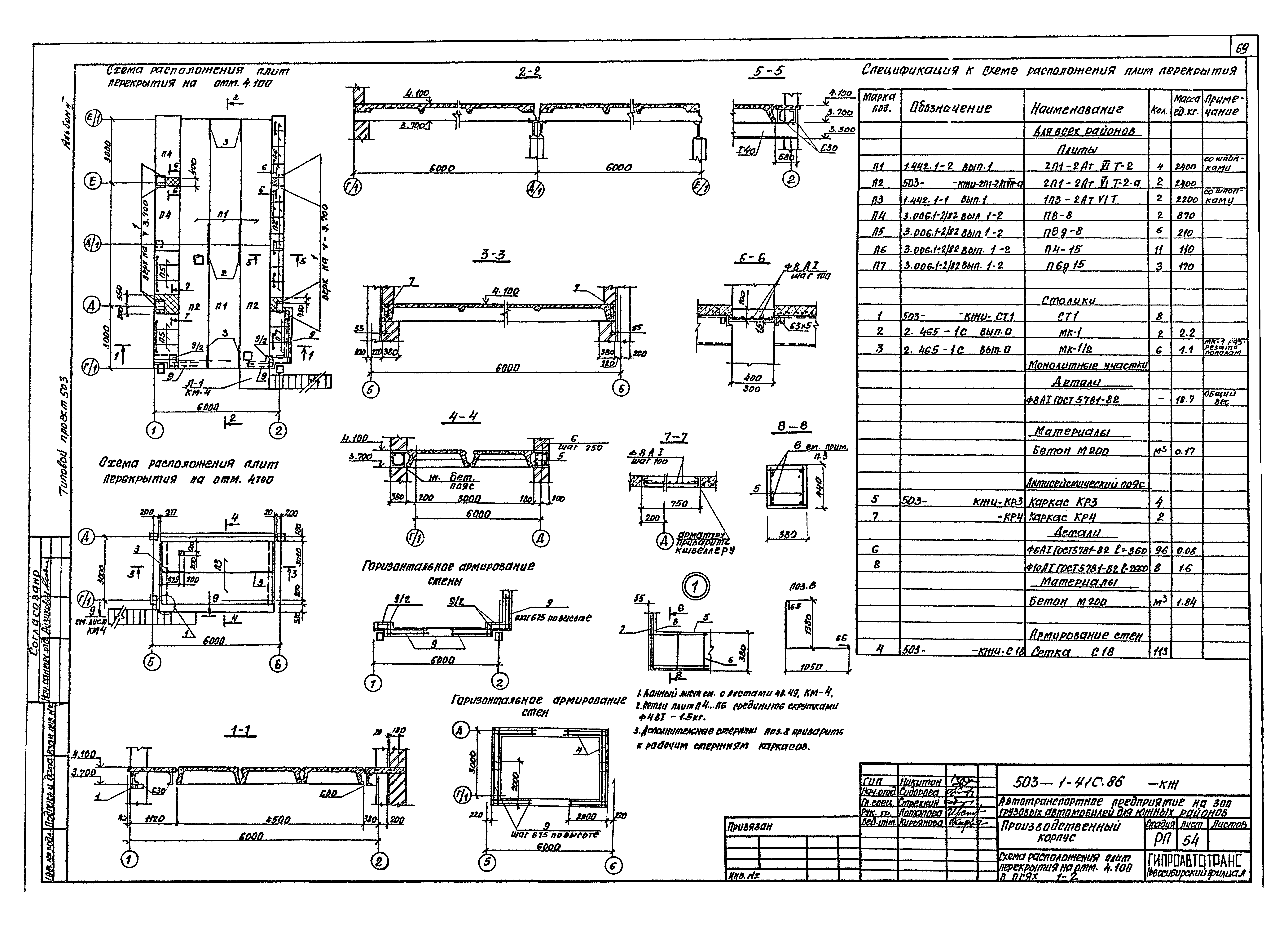 Типовой проект 503-1-41с.86